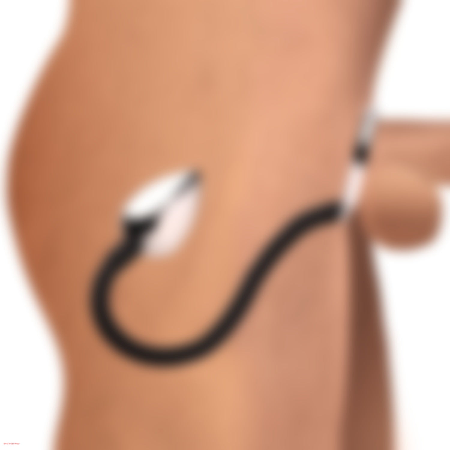 XR Brands Tug and Plug Cock and Ball Ring with Anal Plug