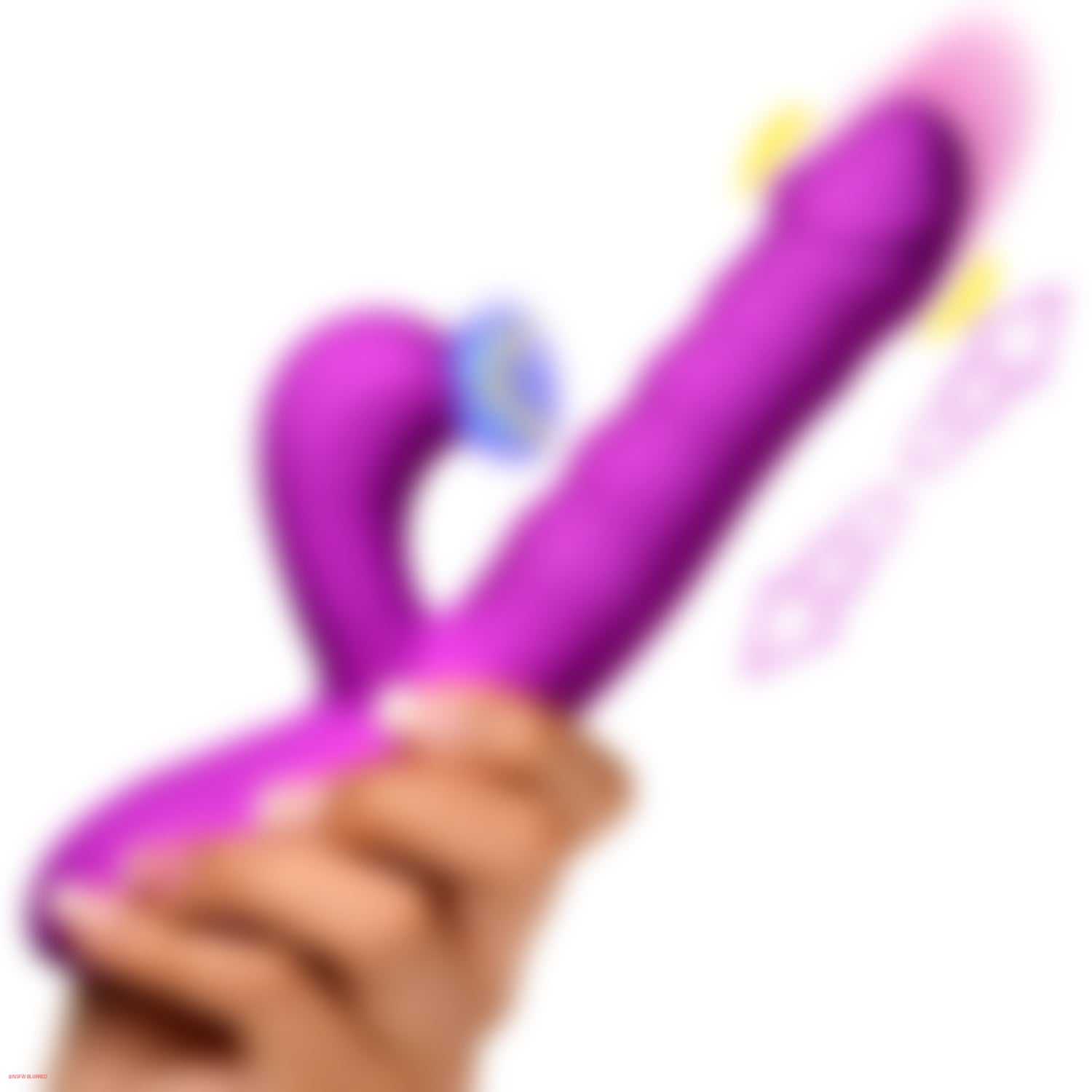 XR Brands Thrust Wave Thrusting and Sucking Silicone Rabbit Vibrator