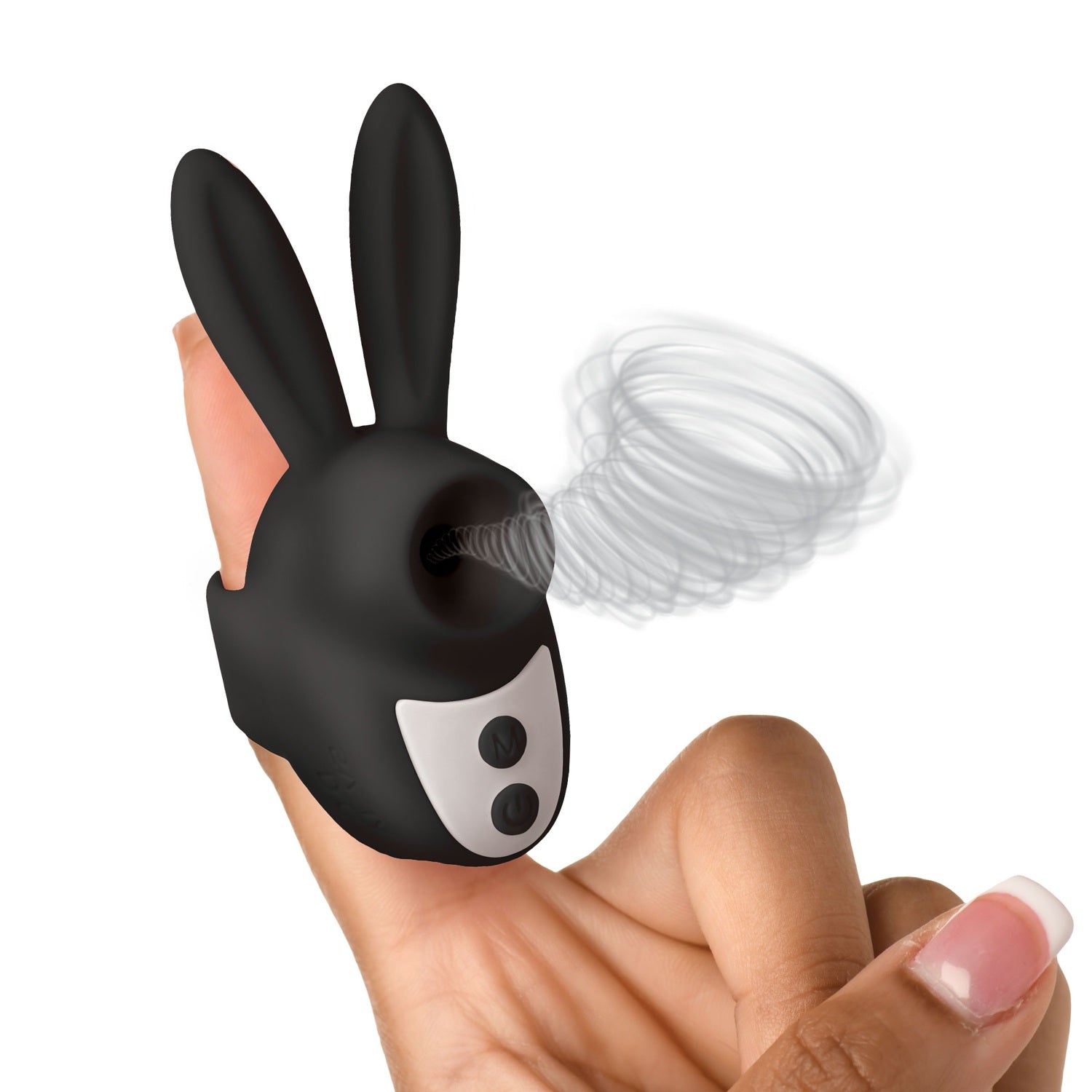 XR Brands Sucky Bunny Clit Stimulator - Black