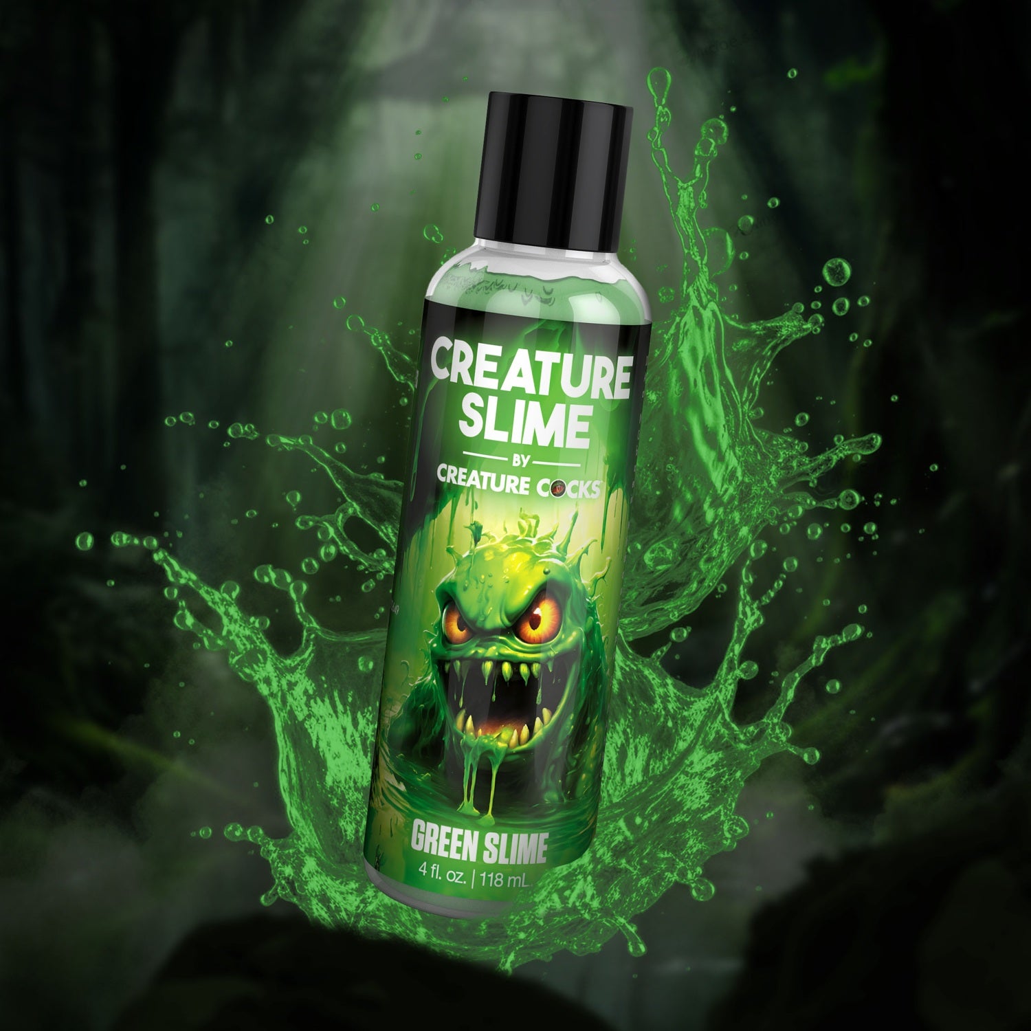 XR Brands Green Creature Slime Water-Based Lubricant - 4oz
