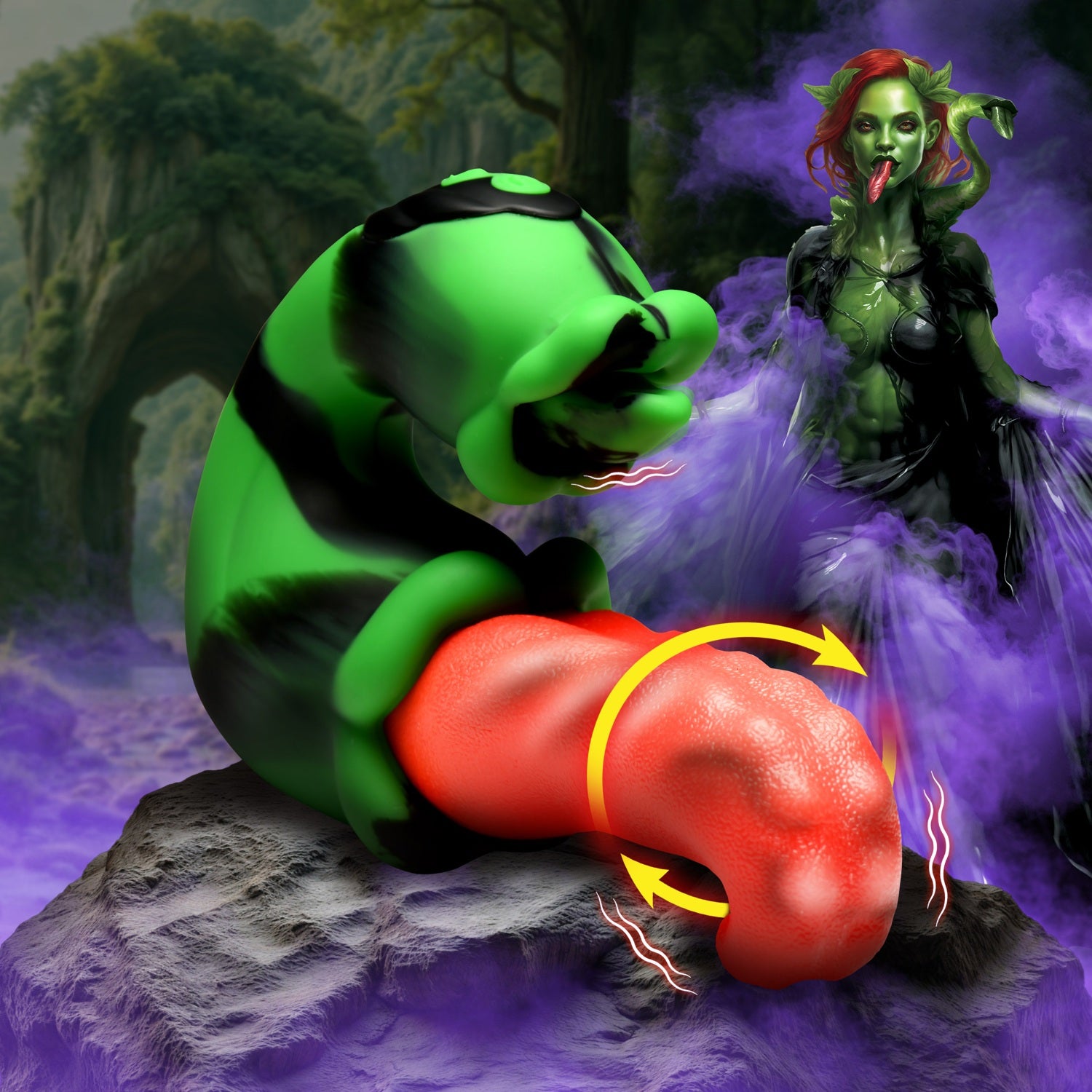 XR Brands Tongue Lasher Silicone Vibrator