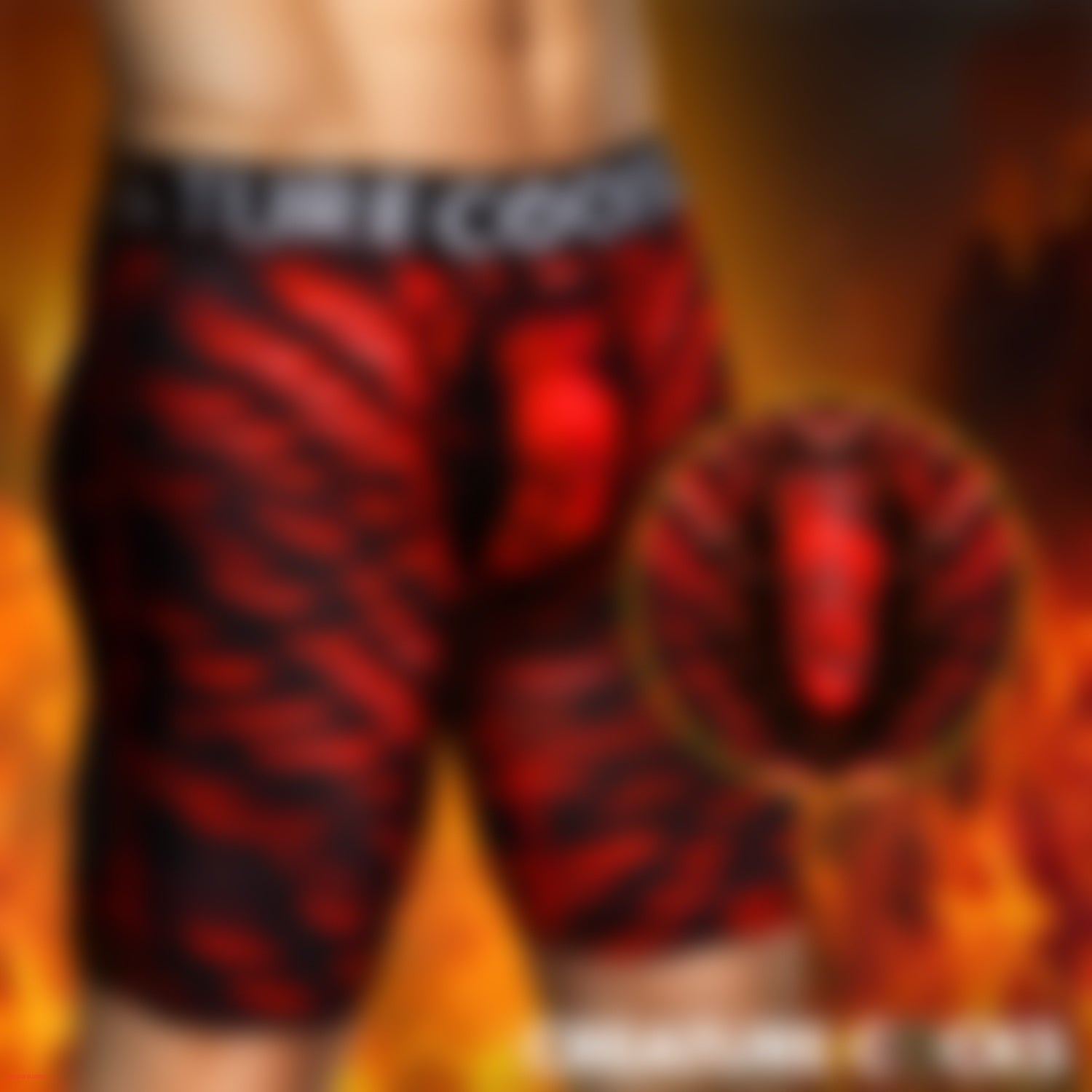 XR Brands Creature Wear Horny Devil Demon Boxer Shorts - Small