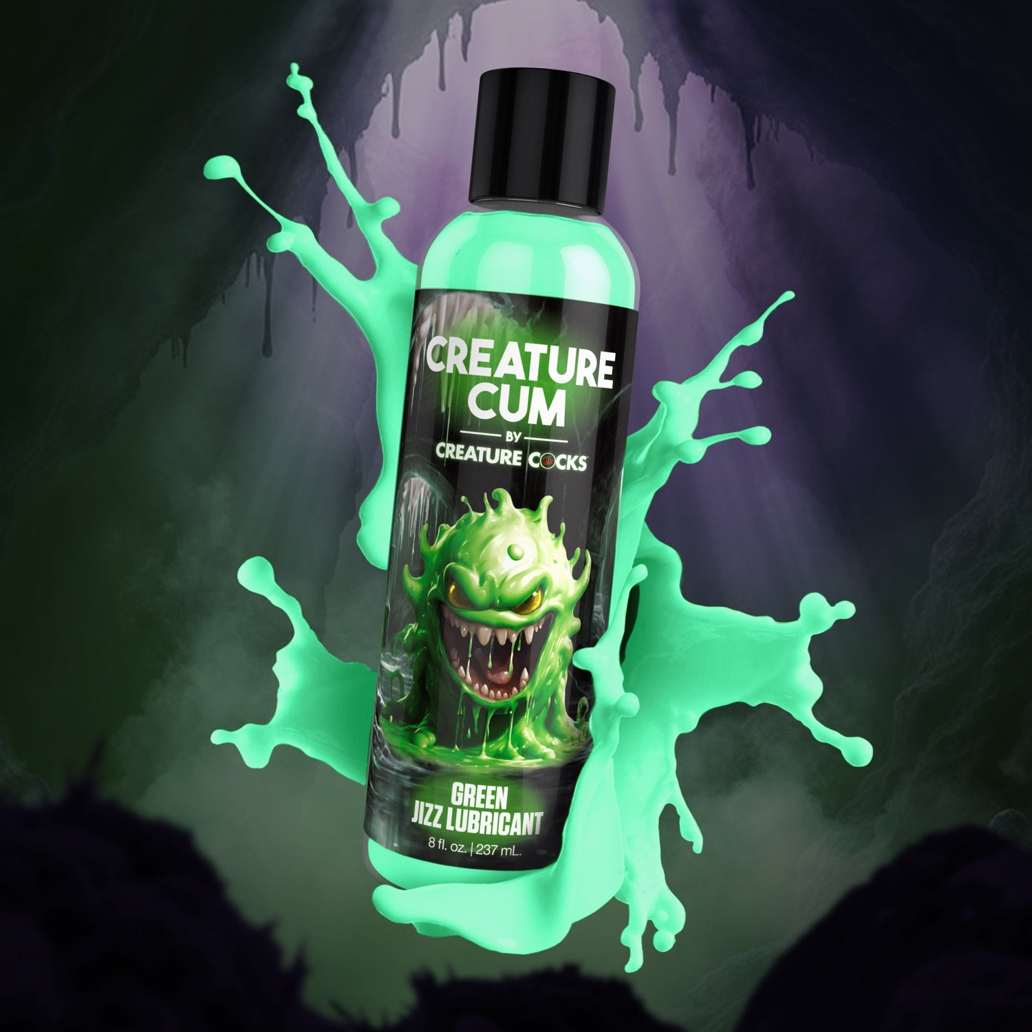 XR Brands Creature Cum Green Jizz Lubricant - 8oz