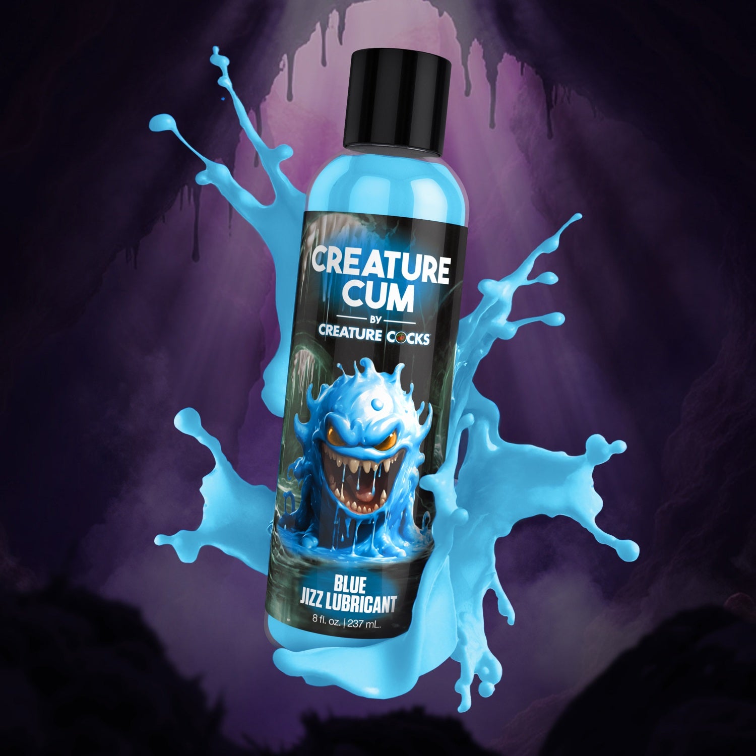 XR Brands Creature Cum Blue Jizz Lubricant - 8oz