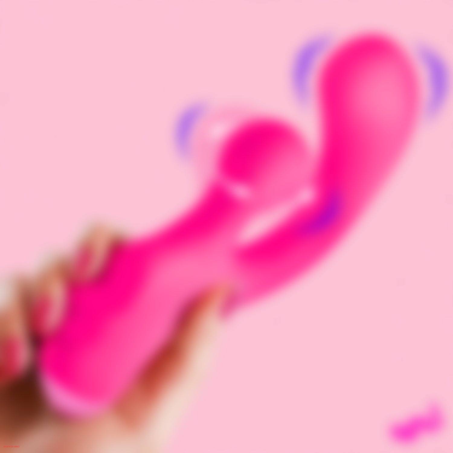 XR Brands Gyro Rabbit Silicone Vibrator - Pink