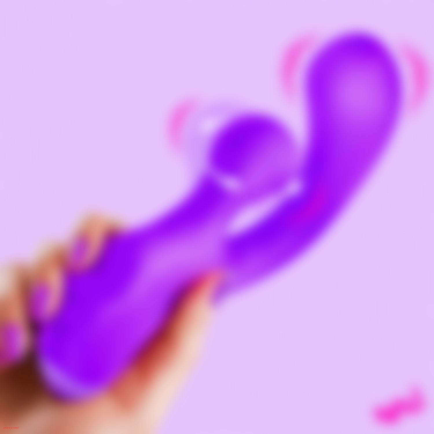 XR Brands Gyro Rabbit Silicone Vibrator - Purple