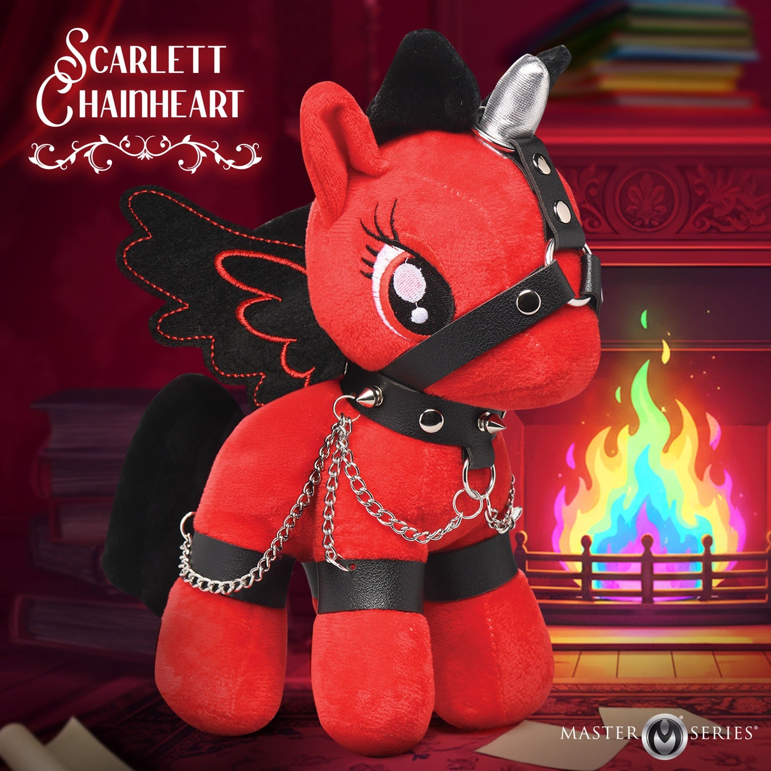 XR Brands Scarlet Chainheart Bondage Pony