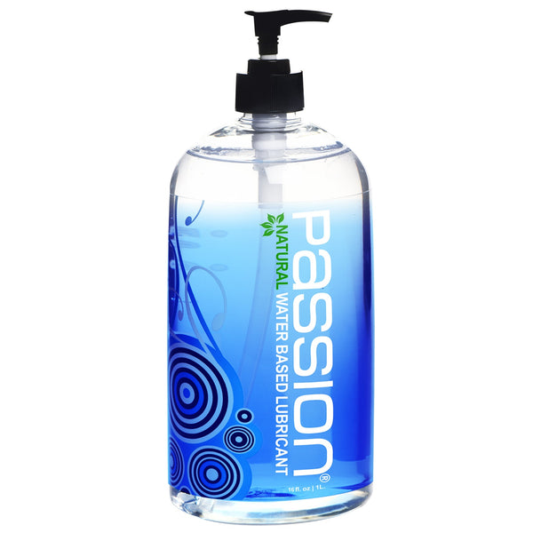 XR Brands Passion Natural Water-Based Lubricant - 16 oz