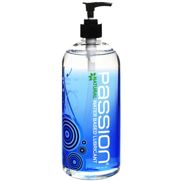 XR Brands Passion Natural Water-Based Lubricant - 34 oz