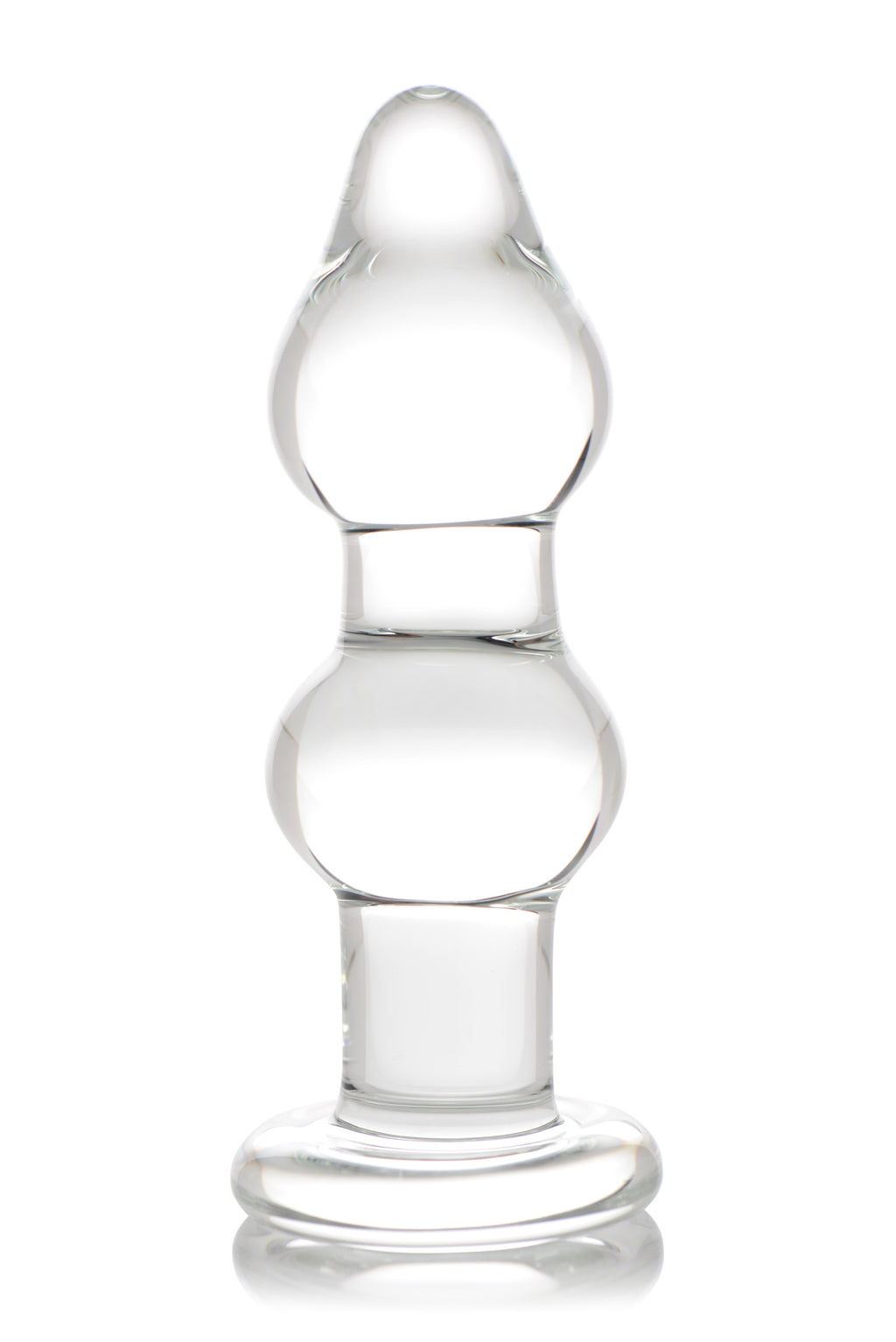 Prisms Erotic Glass Param Glass Anal Plug Clear