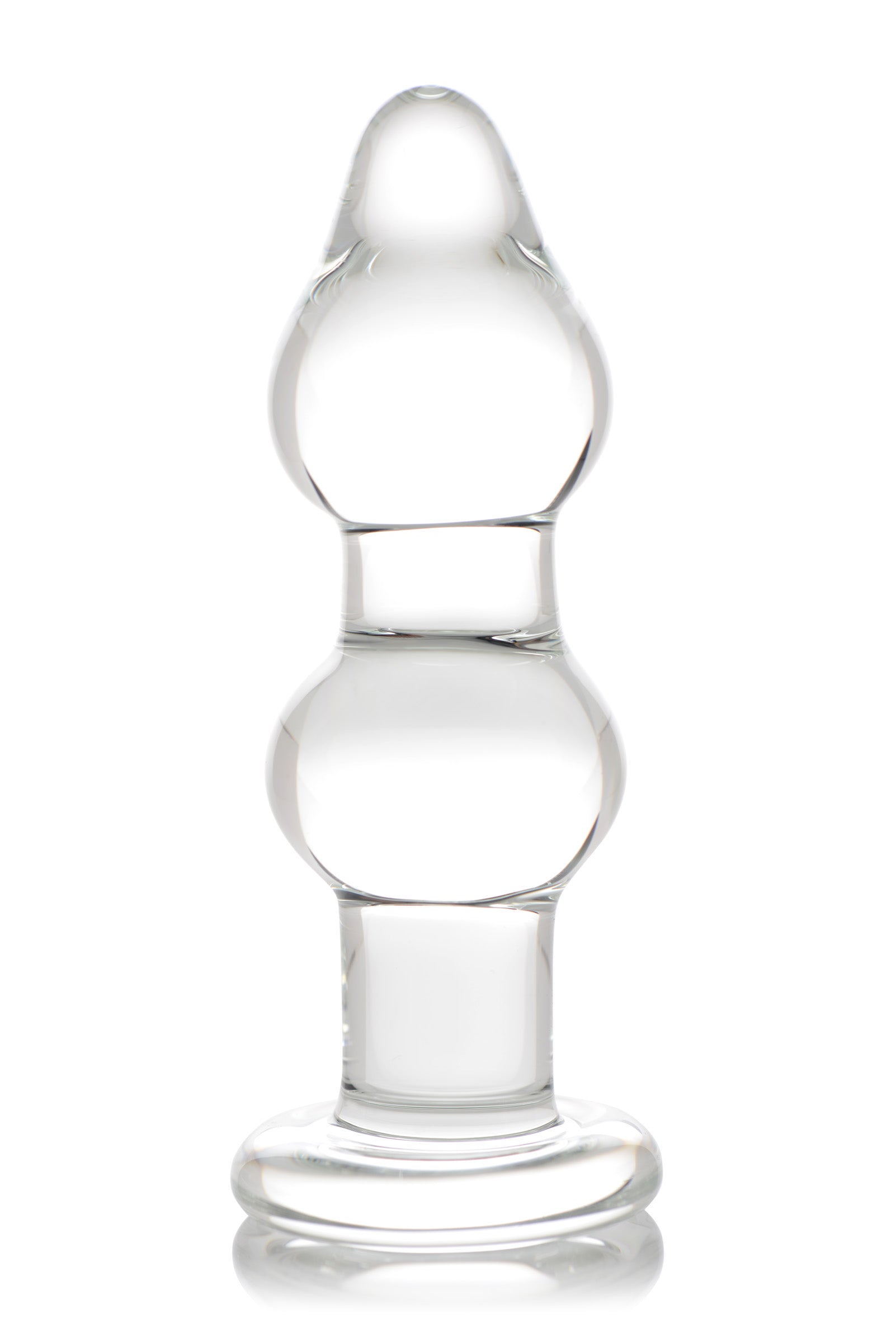Prisms Erotic Glass Param Glass Anal Plug Clear