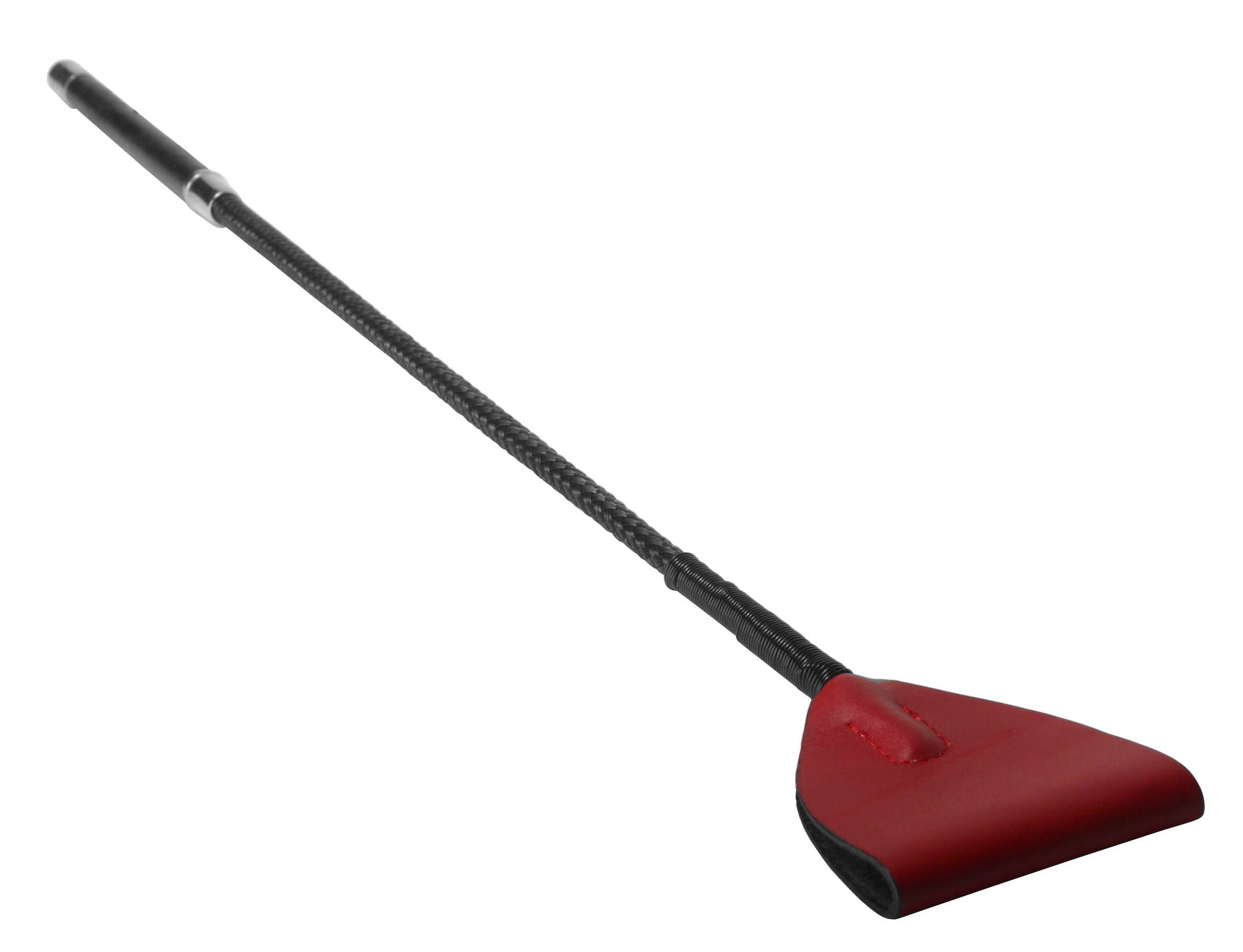 Master Series Red Leather Riding Crop Red