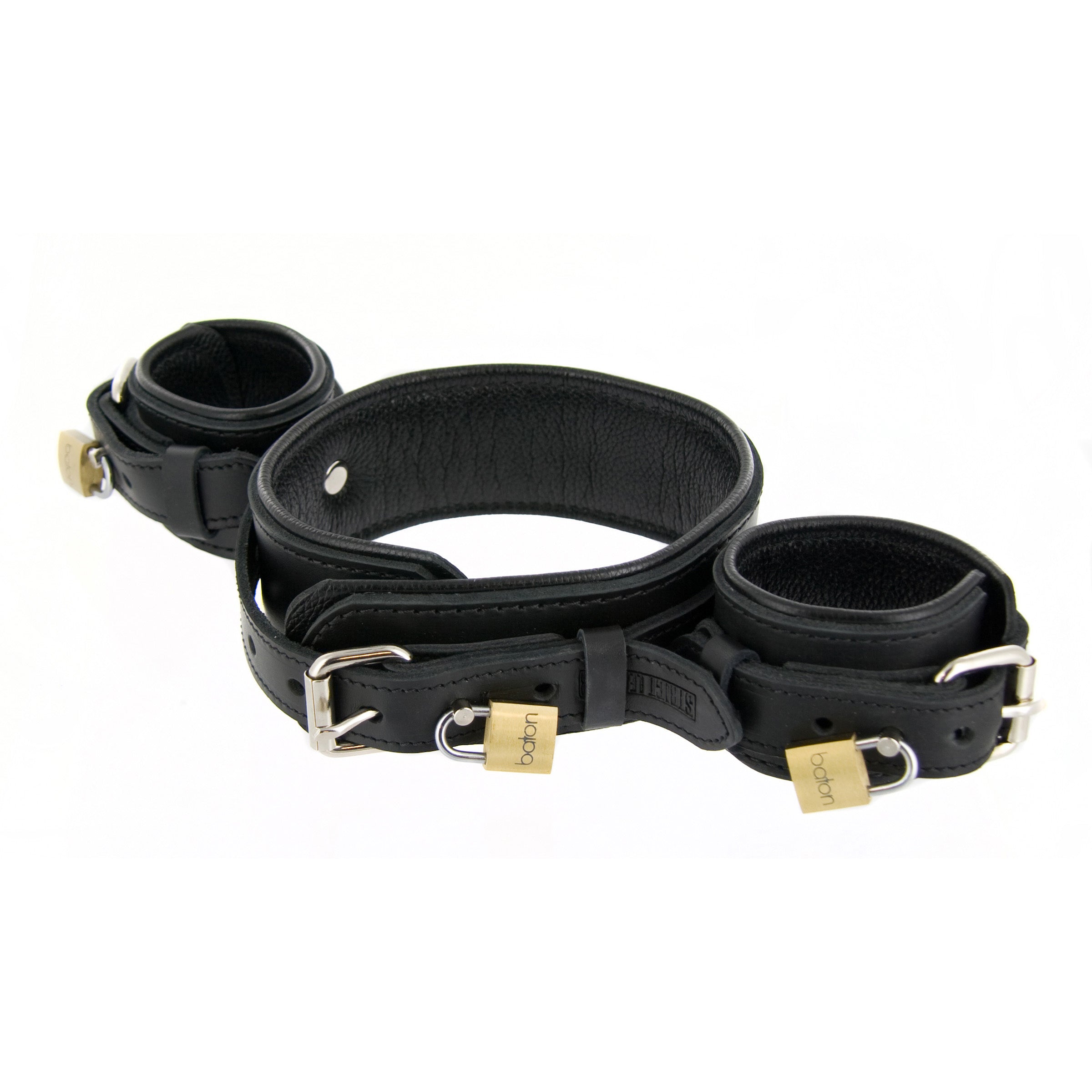 Strict Leather Strict Leather Wrist to Neck Restraint Black