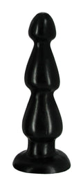 Master Series Three Bumps for your Rump Butt Plug- Small Black / Small