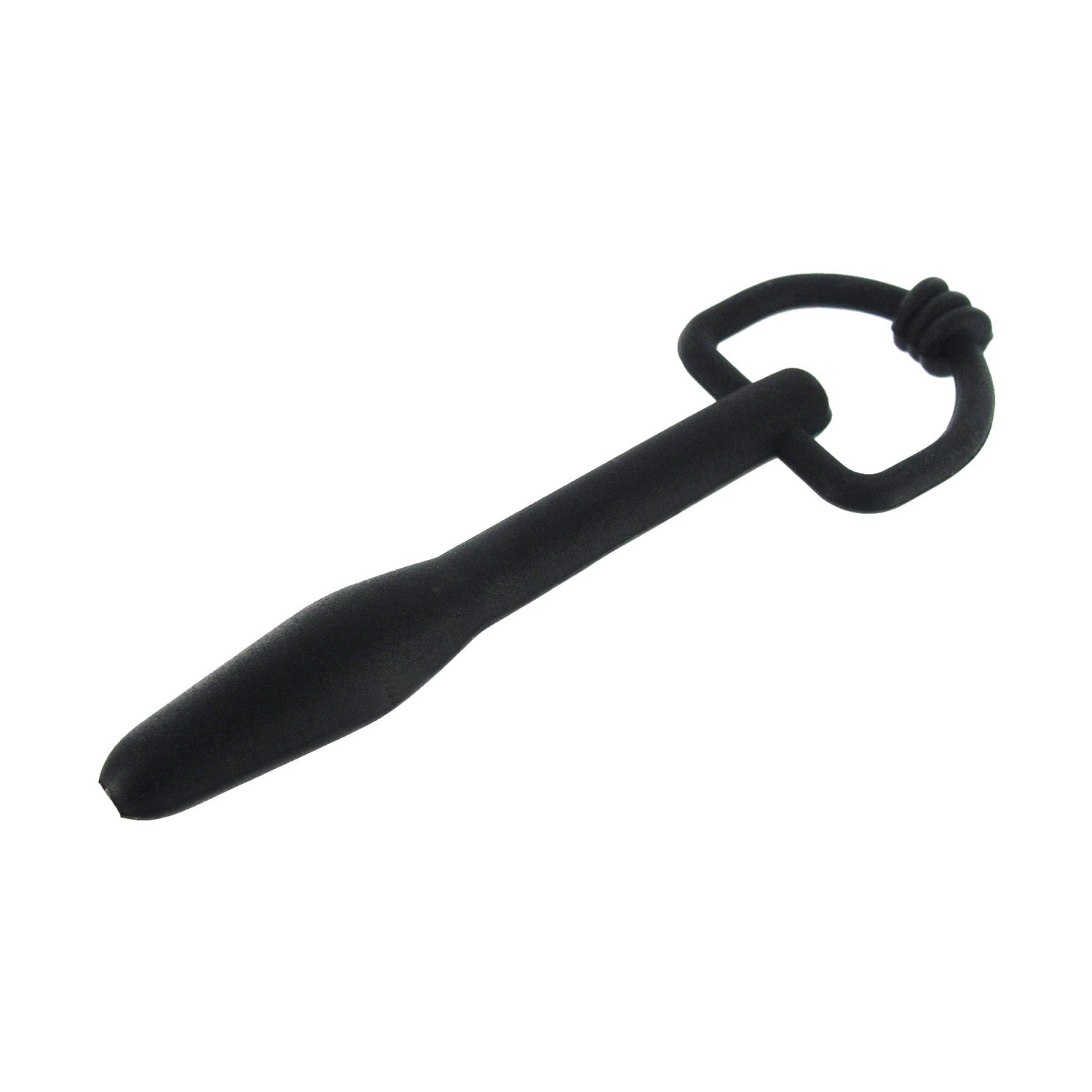 XR Brands Silicone Cum-Thru D-Ring Penis Plug
