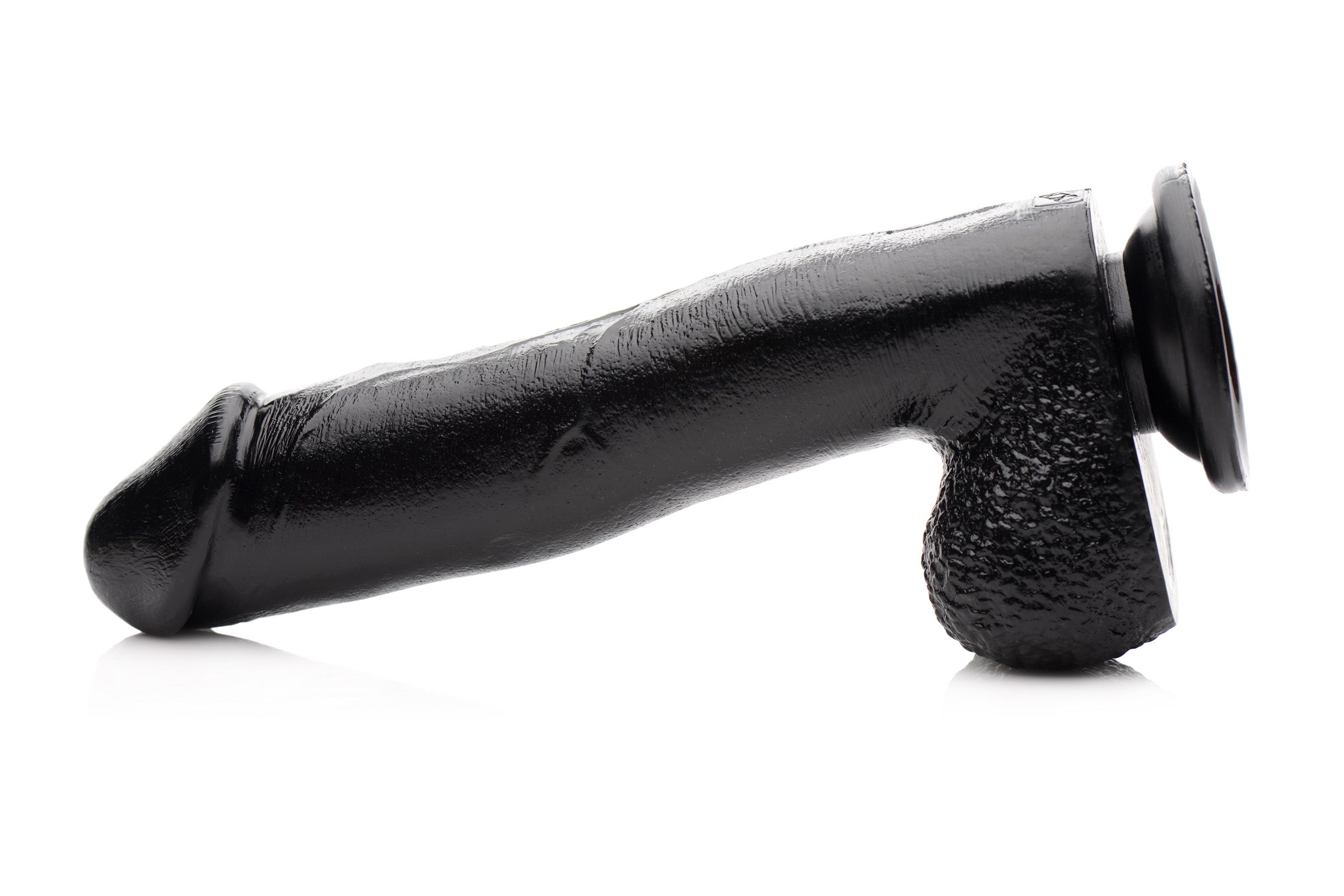 Master Series Mighty Midnight 10 Inch Dildo with Suction Cup Black
