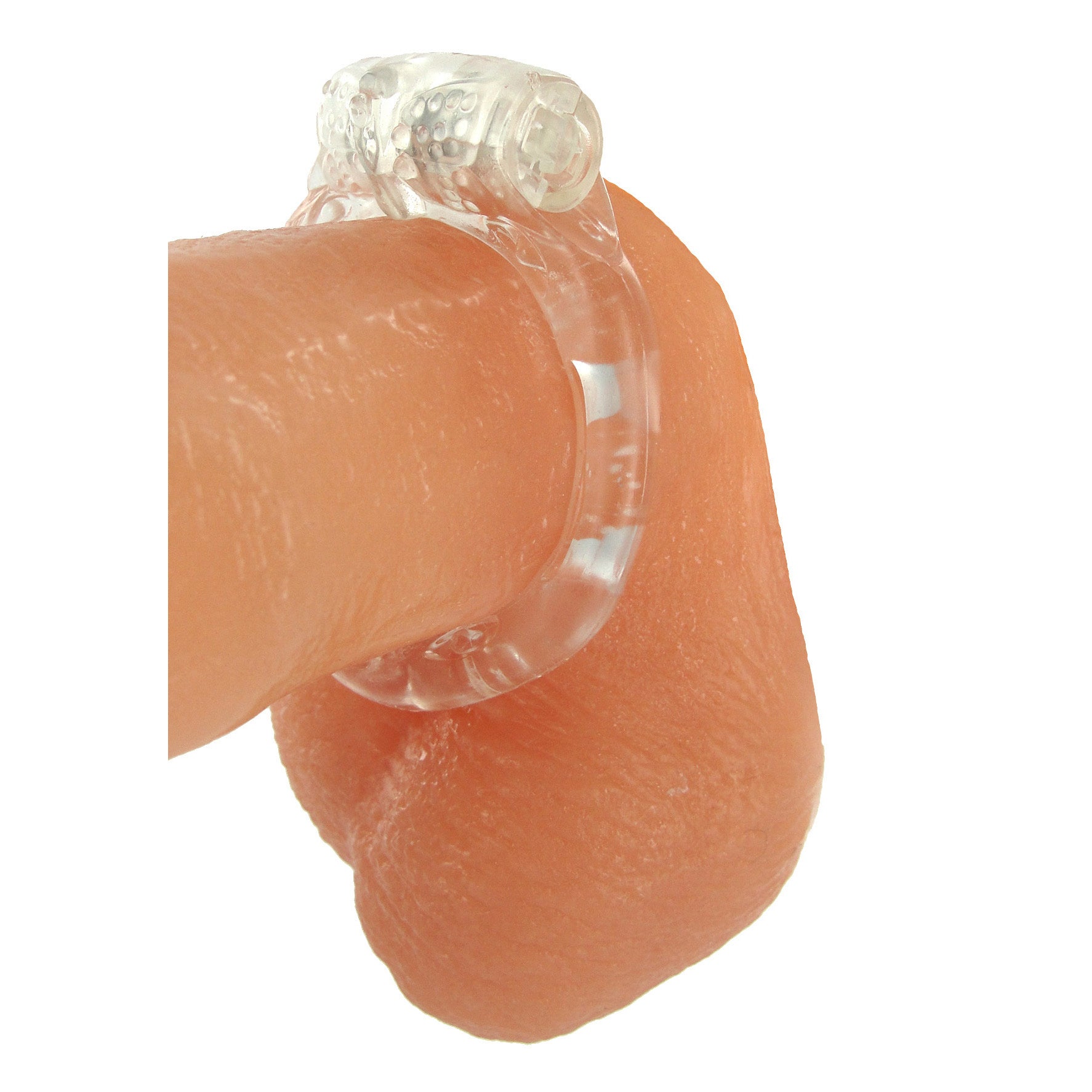 Trinity Men Platinum Orgasmic Vibrating Cockring Clear