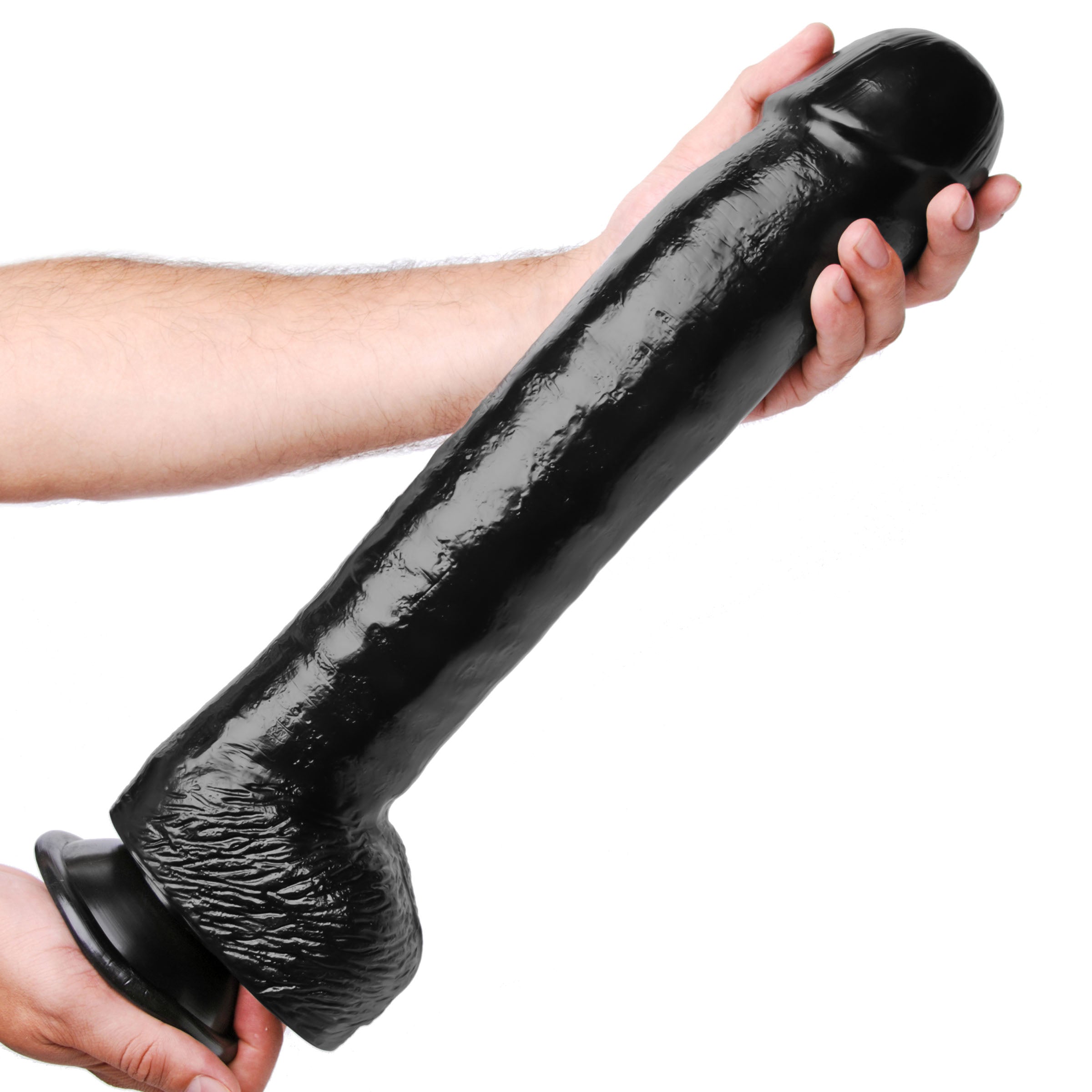 Master Cock The Black Destroyer Huge 17 Inch Dildo Black