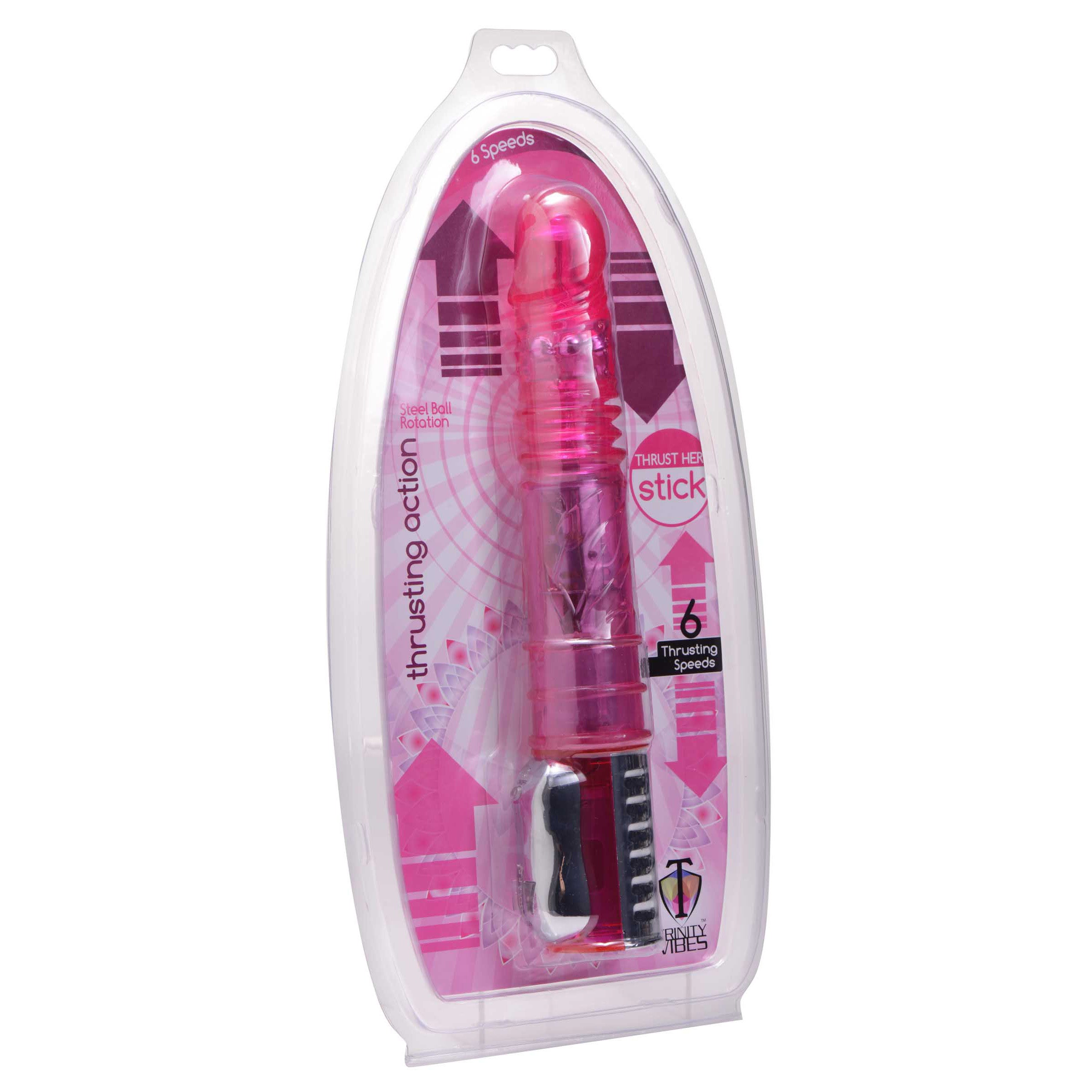 Trinity Vibes ThrustHer Sex Stick- Pink Pink