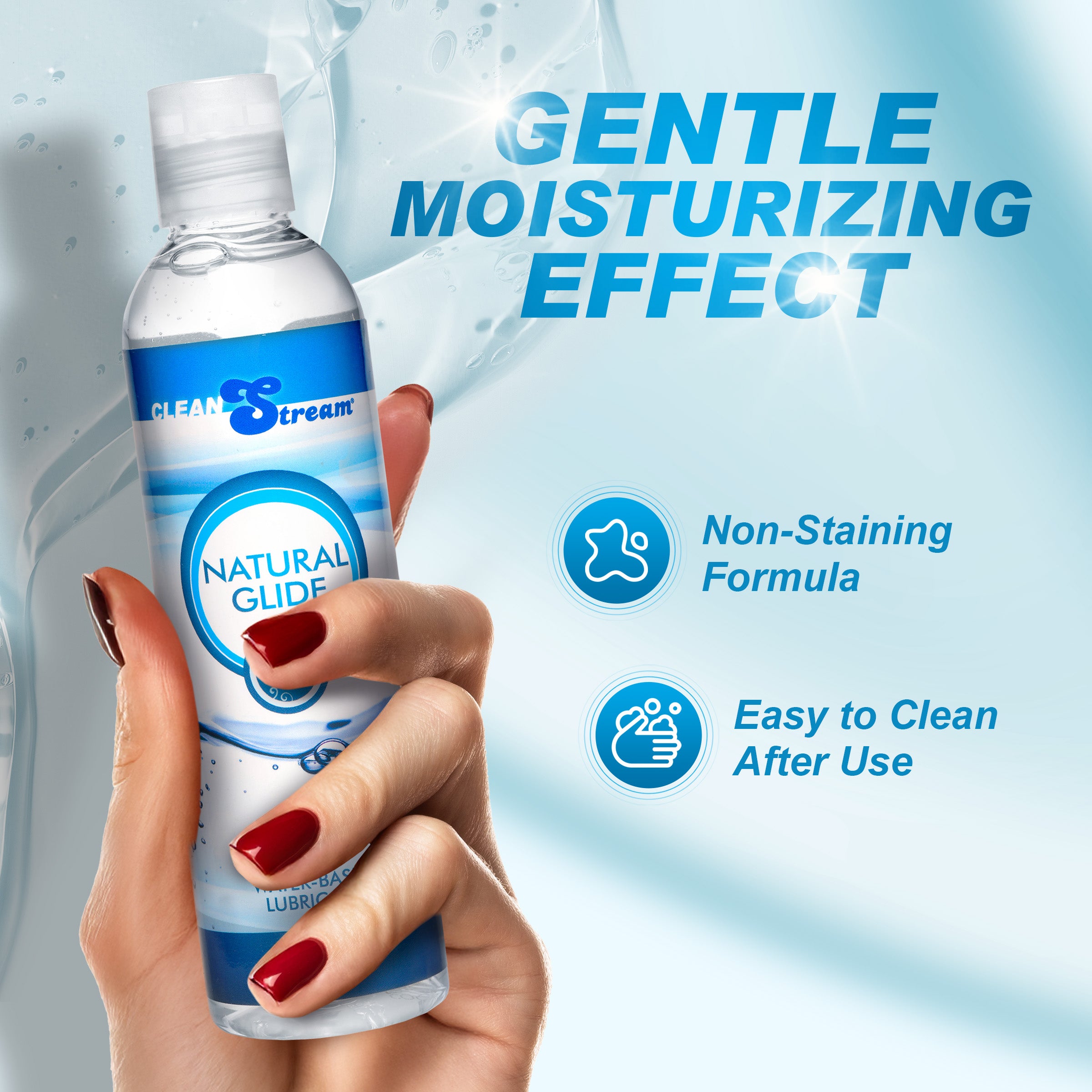 CleanStream CleanStream Water-Based Anal Lube 8 oz Clear