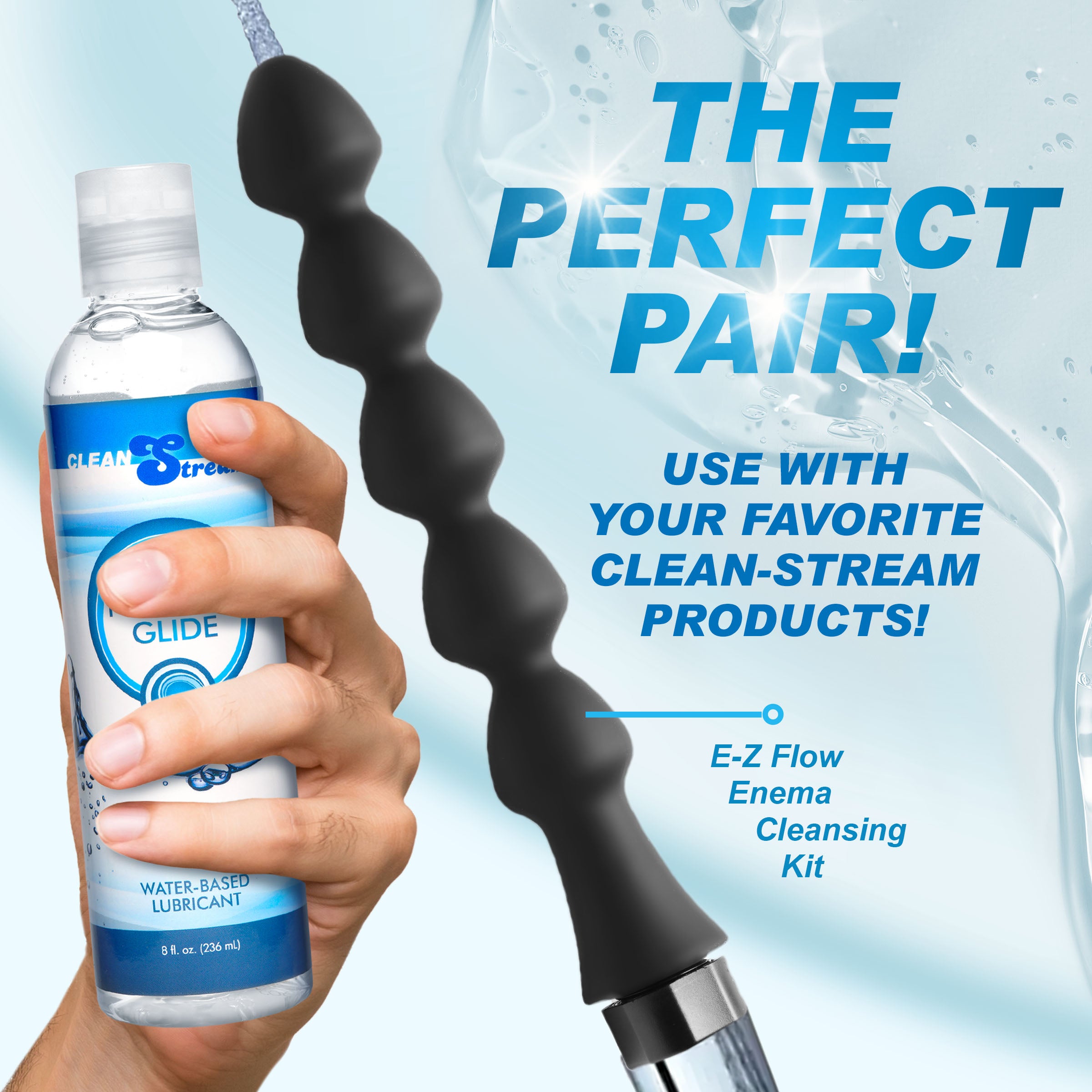 CleanStream CleanStream Water-Based Anal Lube 8 oz Clear