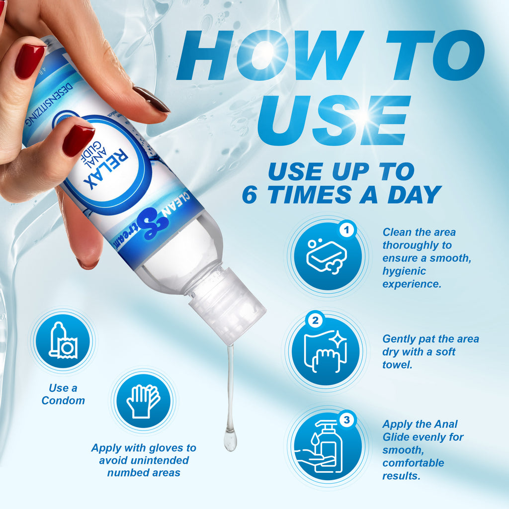 CleanStream CleanStream Relax Desensitizing Anal Lube 4 oz Clear