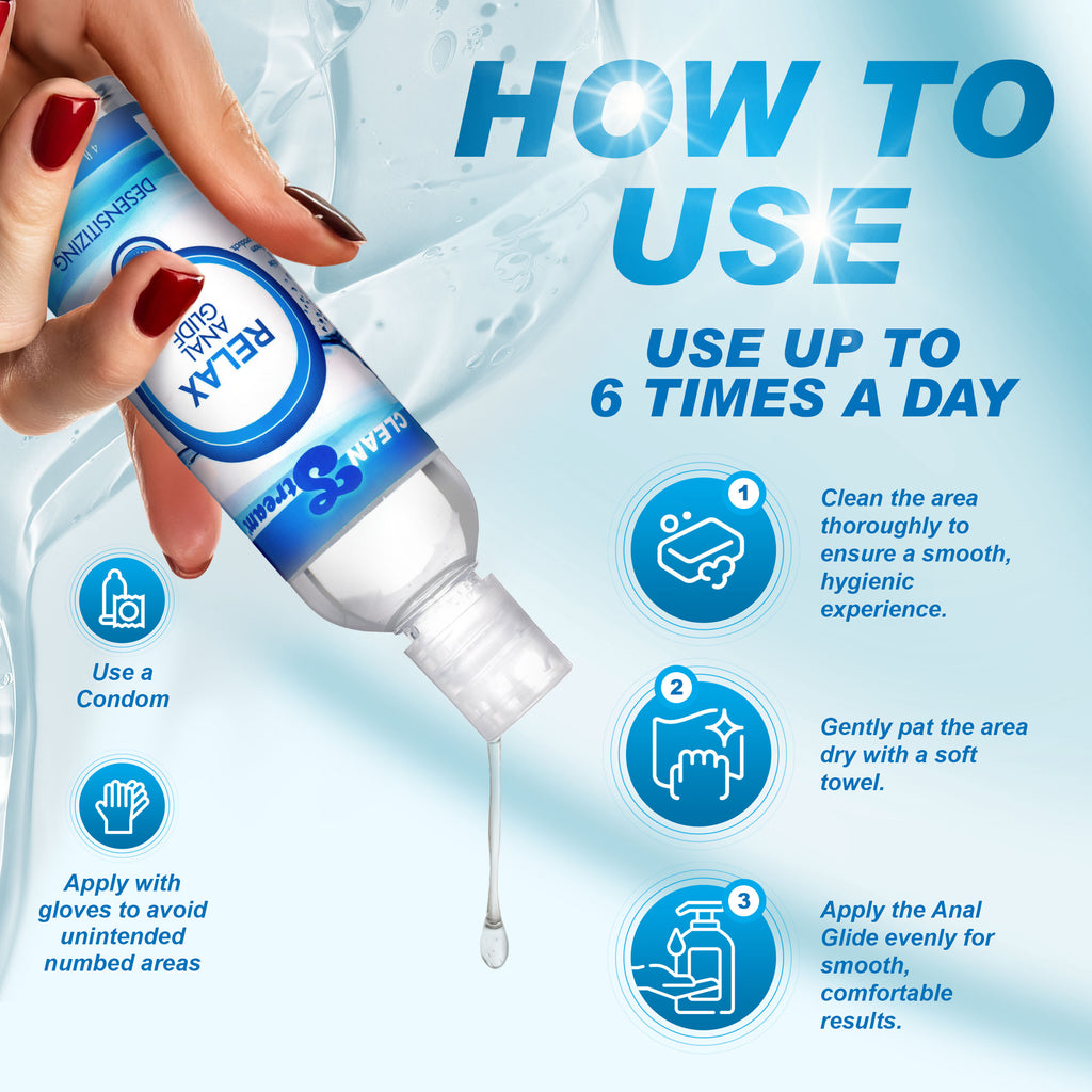 CleanStream CleanStream Relax Desensitizing Anal Lube 4 oz Clear