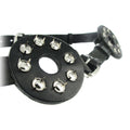 Strict Leather Studded Spiked Breast Binder with Nipple Holes Black