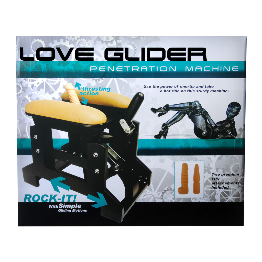 LoveBotz Love Glider Manual Rocker Sex Machine Black