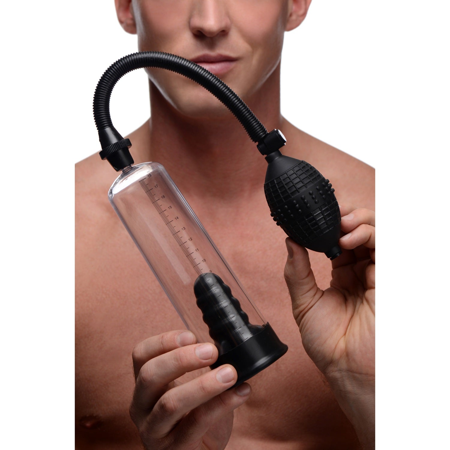 XR Brands Deluxe Penis Pump with Suction Sleeve