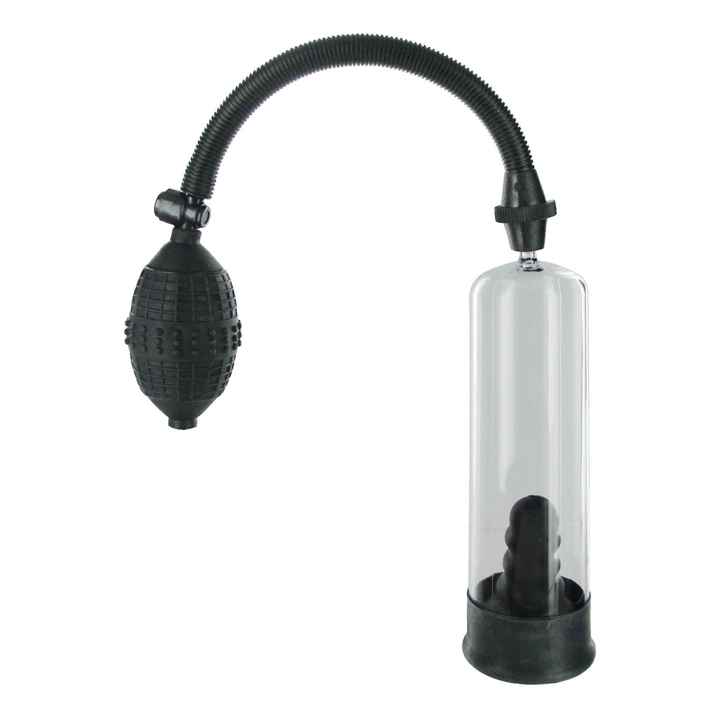 Size Matters Deluxe Penis Pump with Suction Sleeve Black