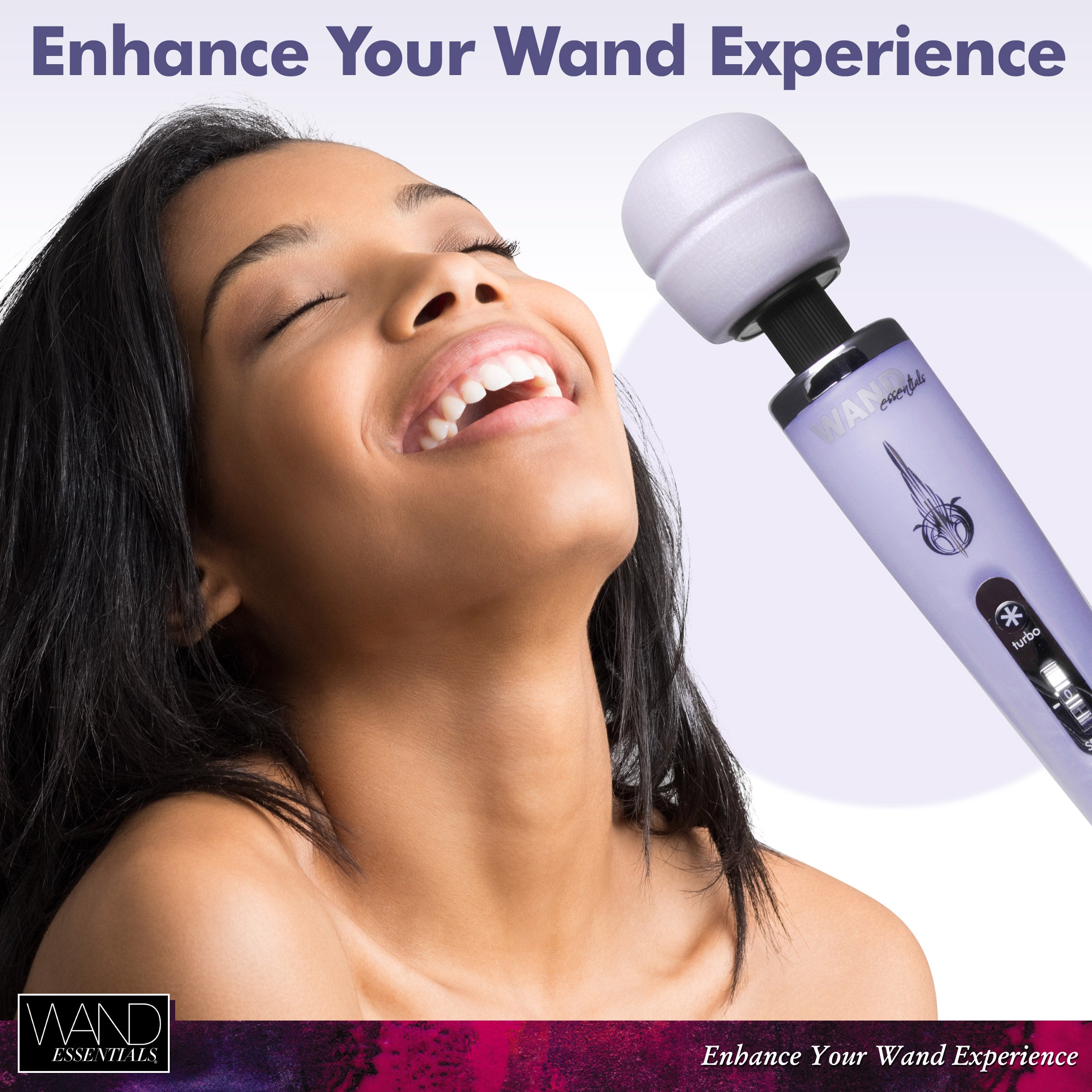 Wand Essentials Wand Essentials 8 Speed Turbo Pearl Massager - 110V Purple