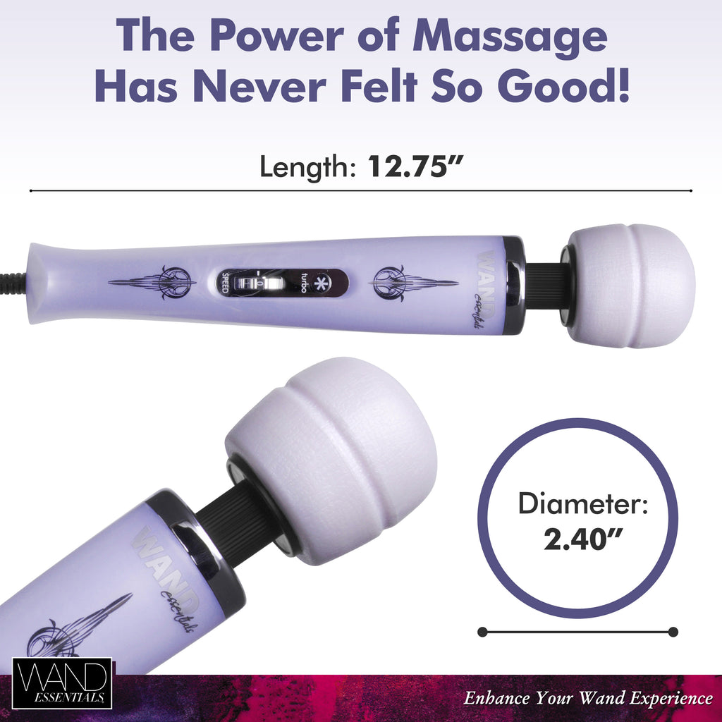 Wand Essentials Wand Essentials 8 Speed Turbo Pearl Massager - 110V Purple