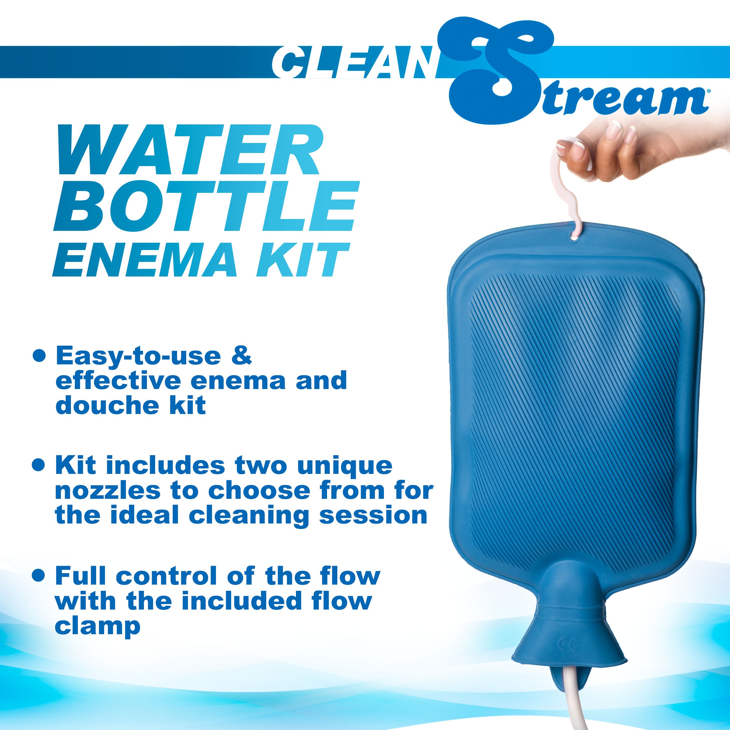 CleanStream CleanStream Water Bottle Cleansing Kit Blue
