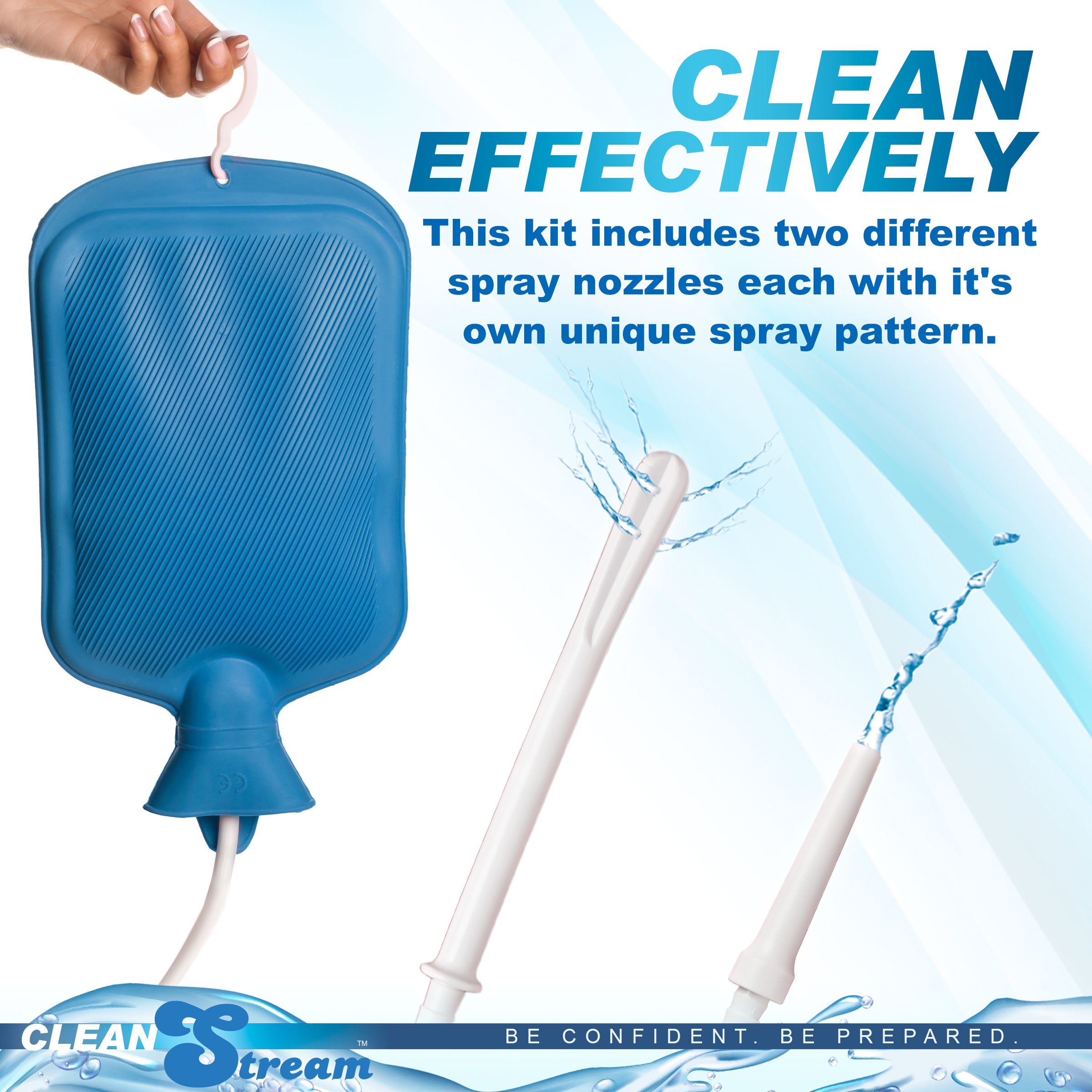 CleanStream CleanStream Water Bottle Cleansing Kit Blue