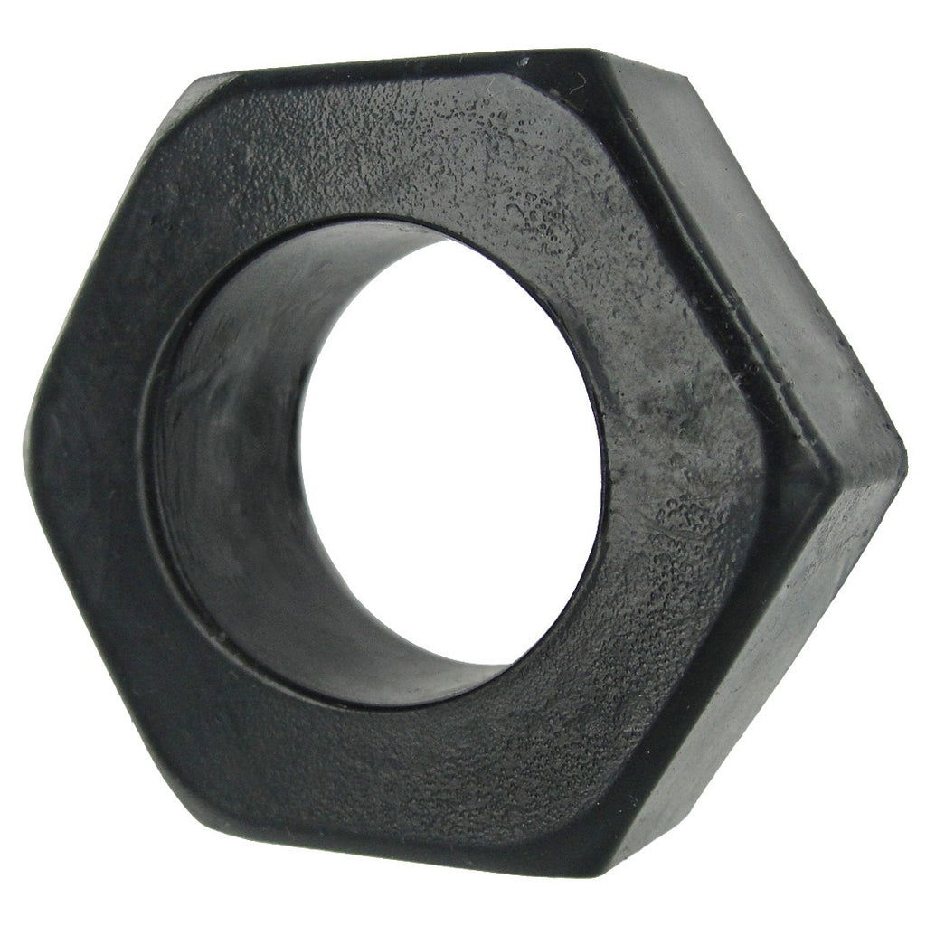 Trinity Vibes HexNut Cock Ring - Black Black