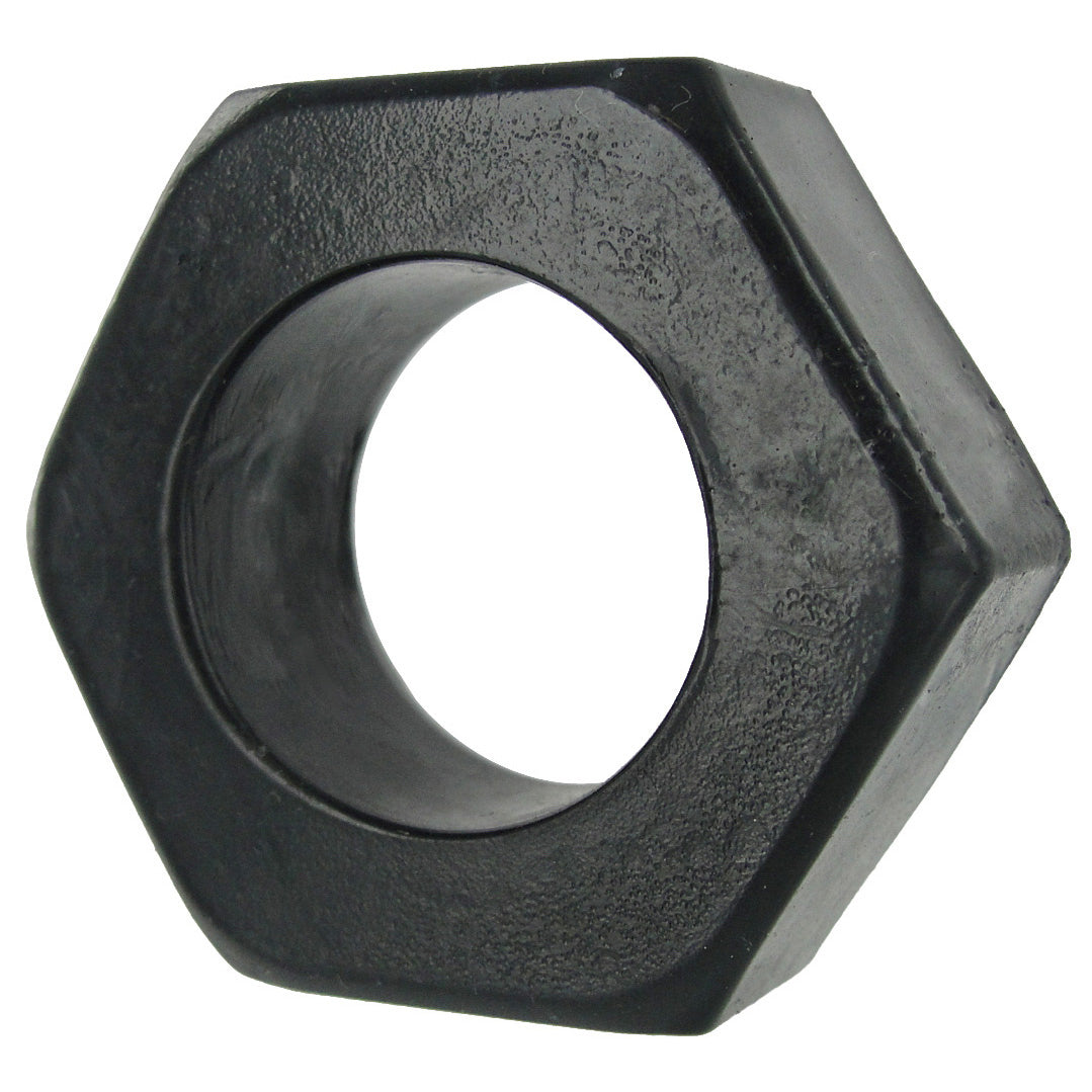 Trinity Vibes HexNut Cock Ring - Black Black