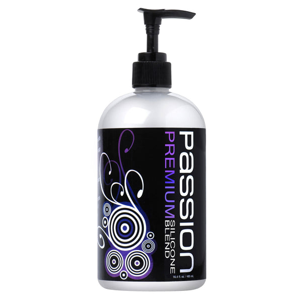 XR Brands Passion Premium Silicone Blend Lubricant - 16.4 oz