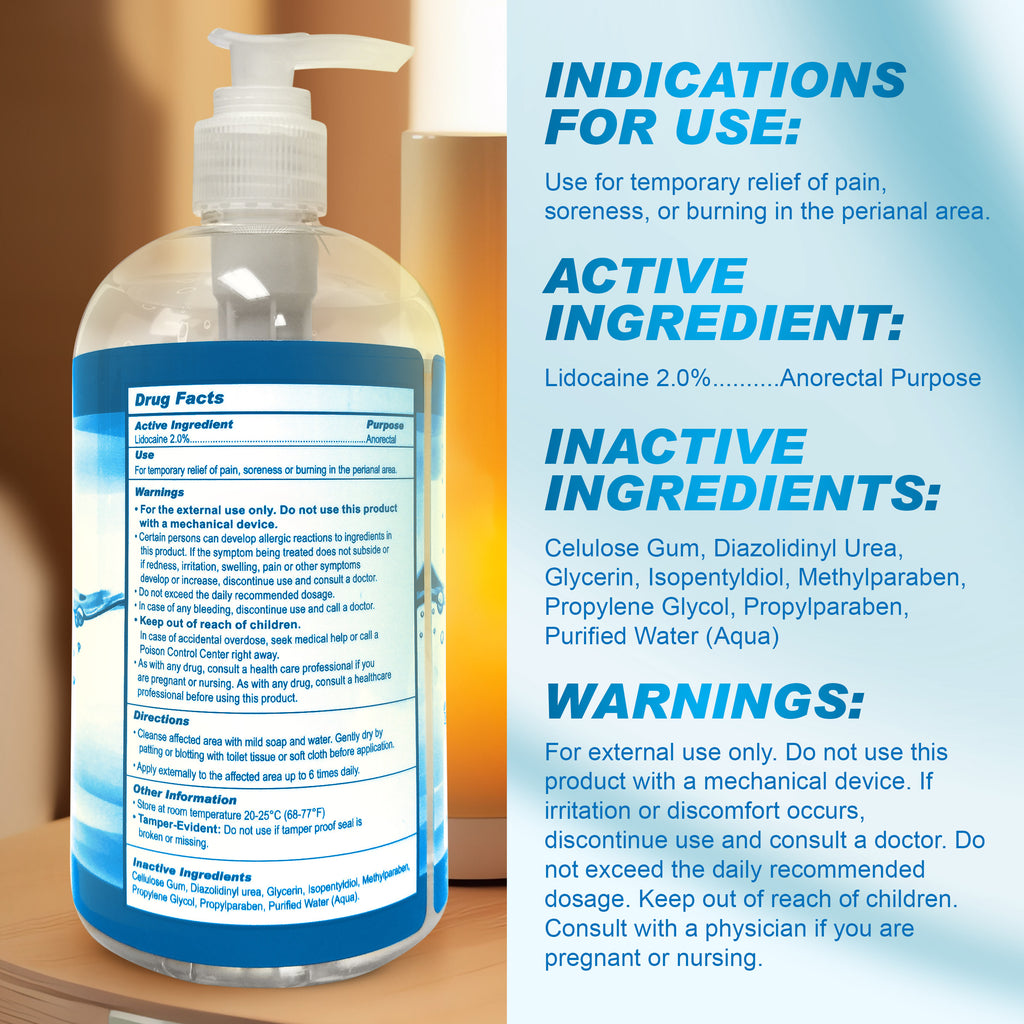 CleanStream Clean Stream Relax Desensitizing Anal Lube 17 oz Clear