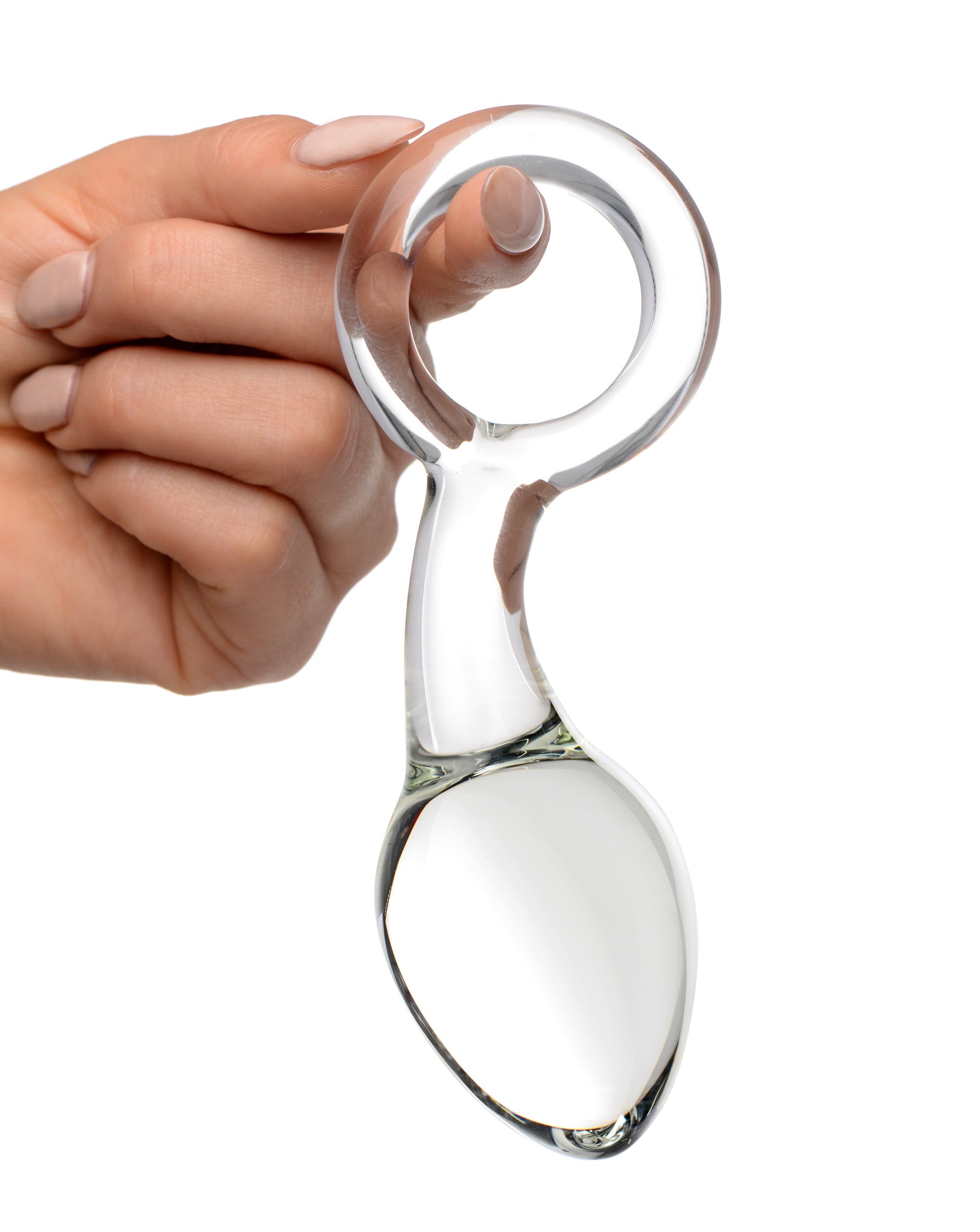 Prisms Erotic Glass Devi Glass Plug Clear