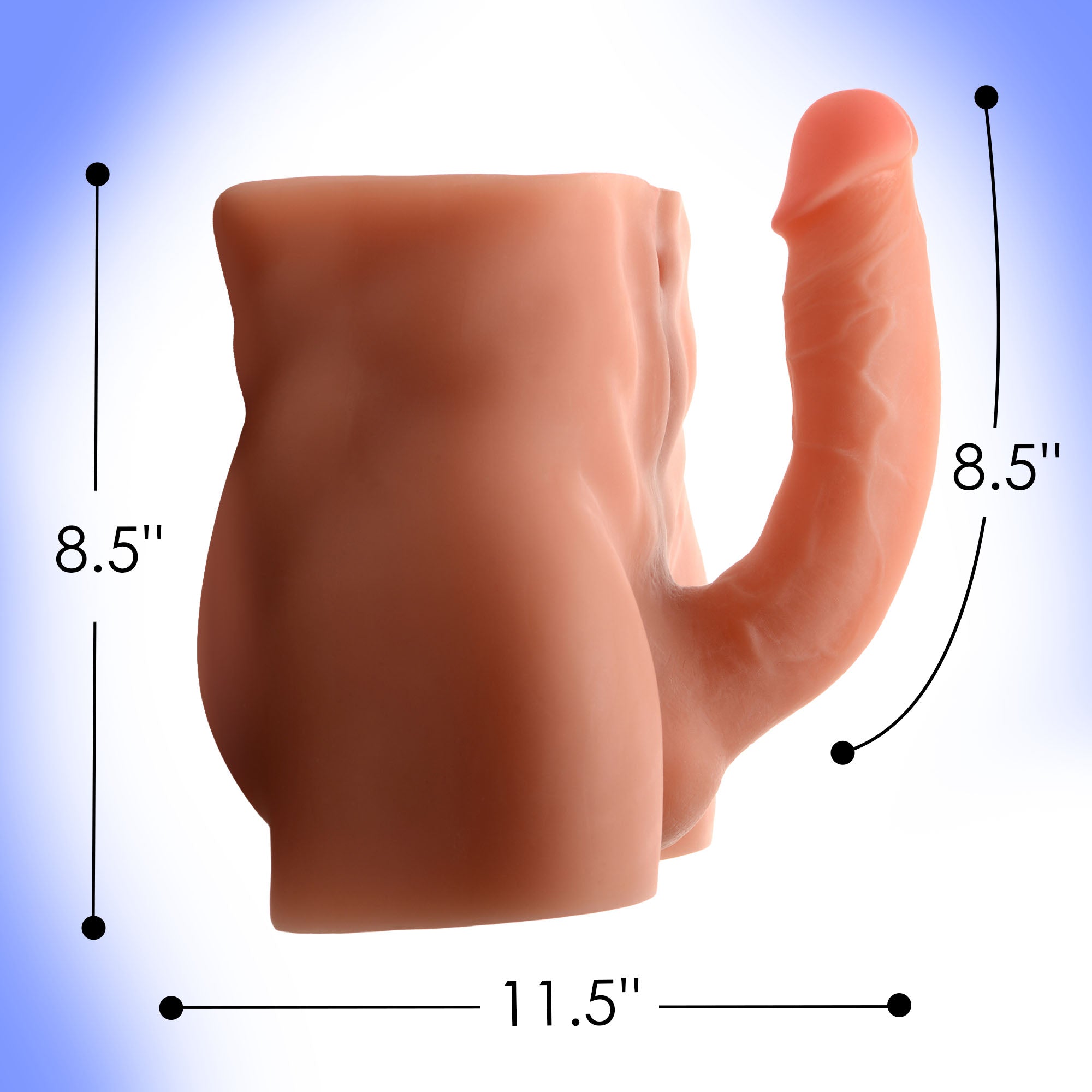 SexFlesh Double Up Dennis Realistic 3D Ass Flesh