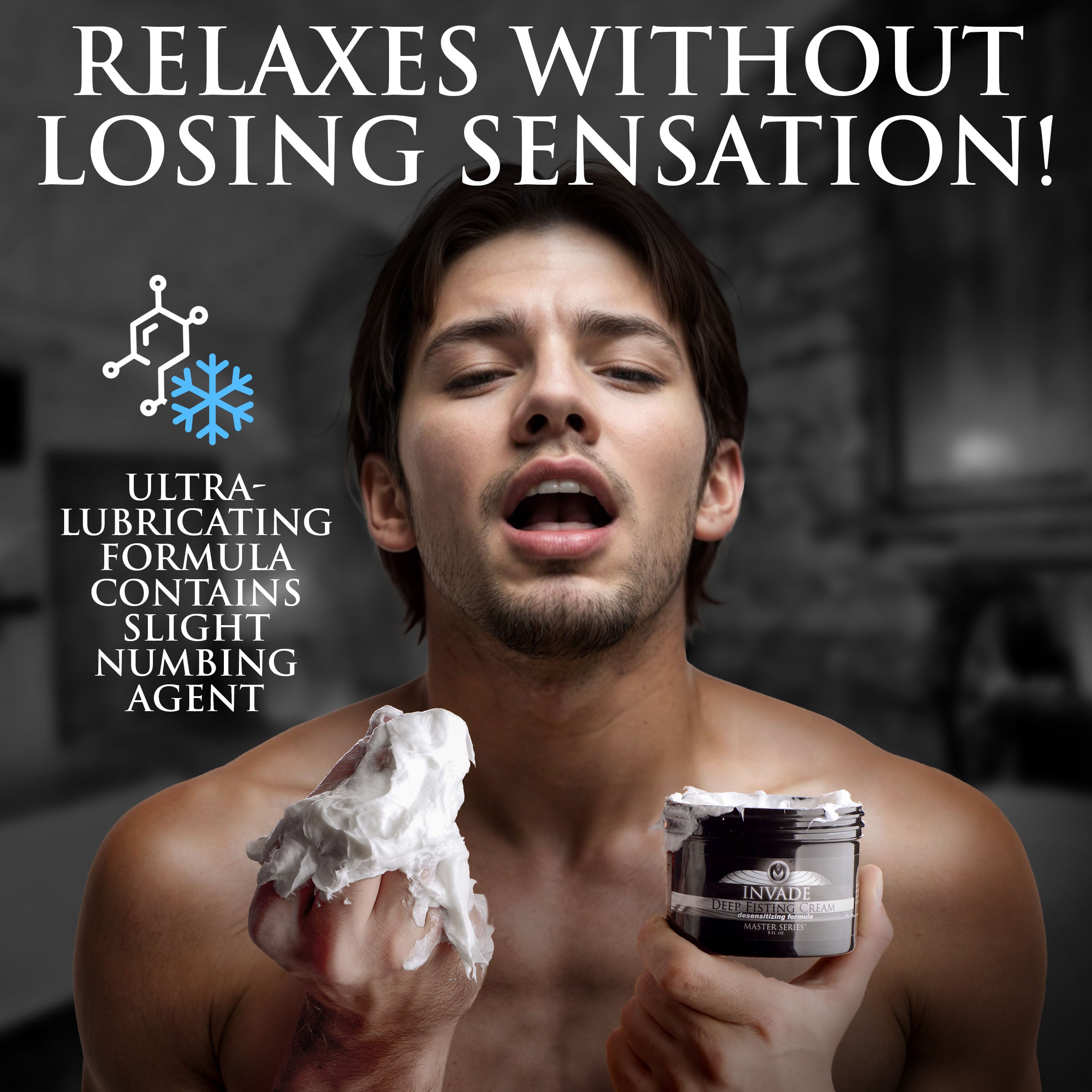 Master Series Invade Deep Fisting Cream - 8 oz White