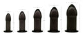Master Series 5 Piece Anal Trainer Set - Black Black
