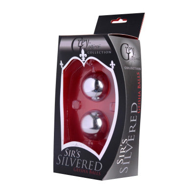 GreyGasms Sirs Silvered Geisha Balls Grey
