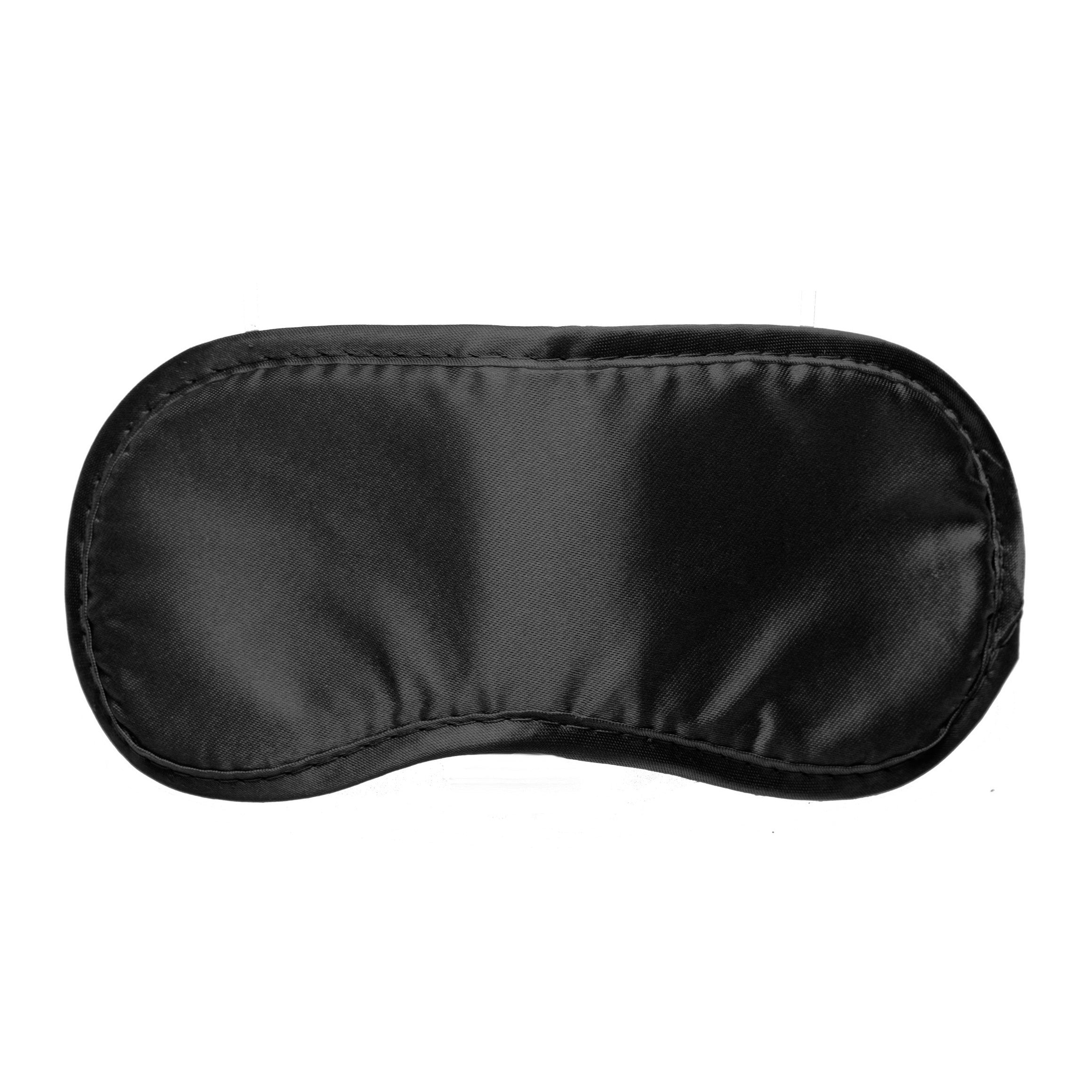 GreyGasms Le Boheme Satin Blindfold - Black Black