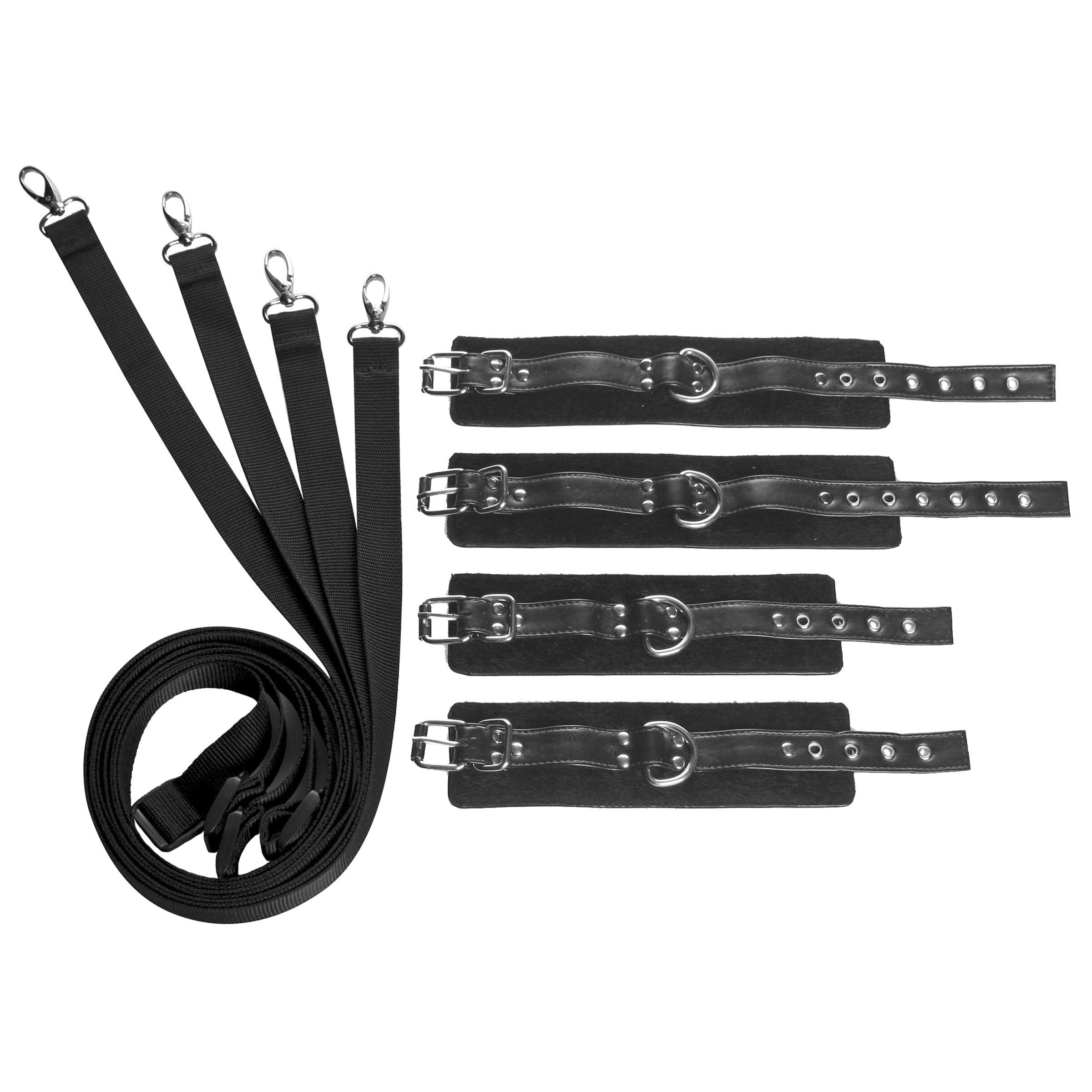 Frisky Frisky 8 Piece Restraint Set Black