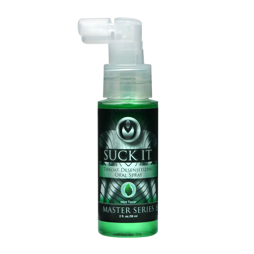 Master Series Suck It Throat Desensitizing Oral Sex Spray - 2 oz Green