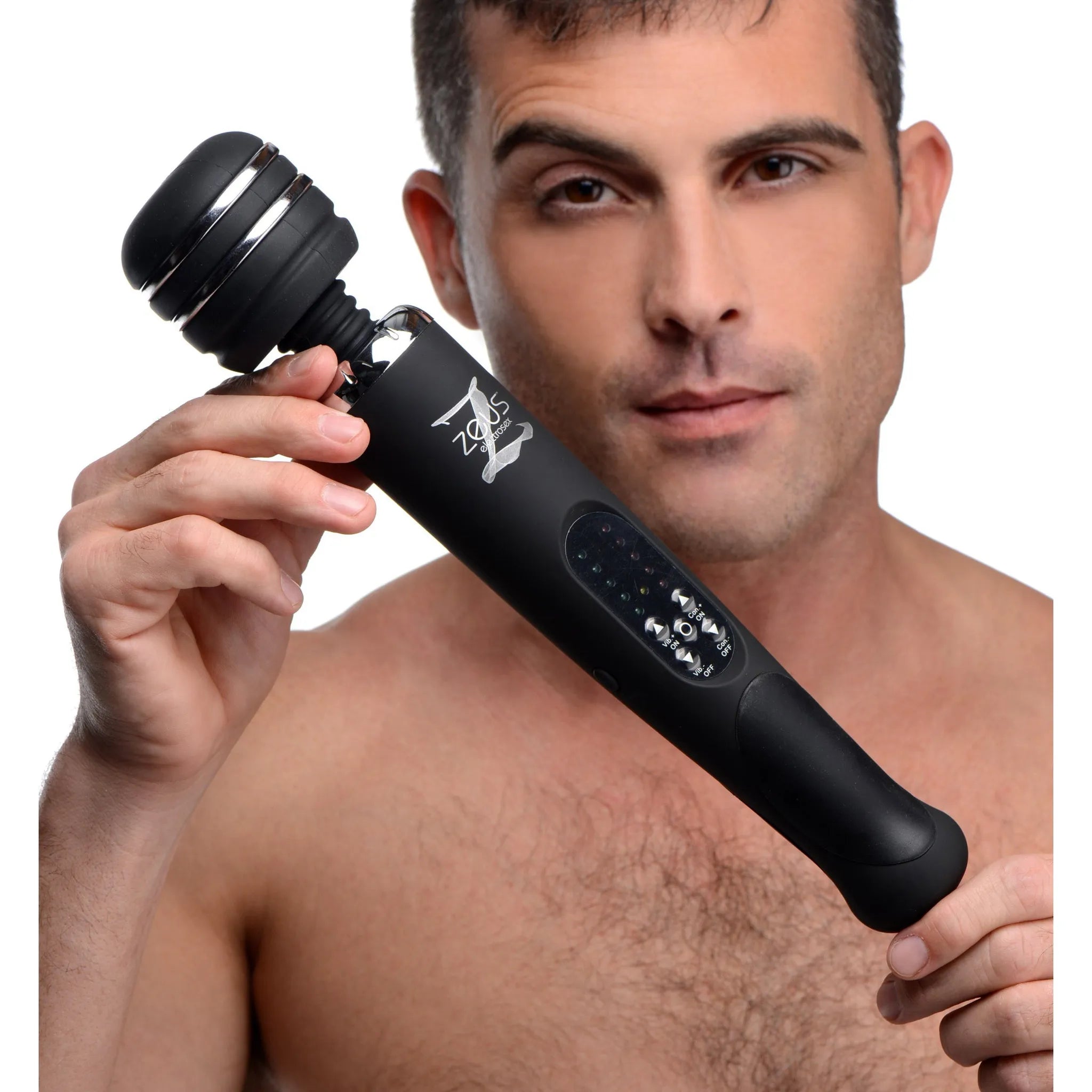 Zeus Electrosex Zeus Arcana Electro Vibe Wand- US Black