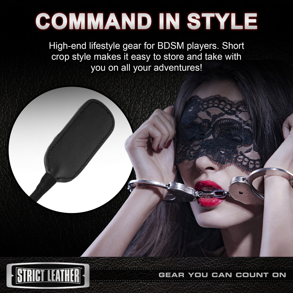 Strict Leather Strict Leather Short Riding Crop Black