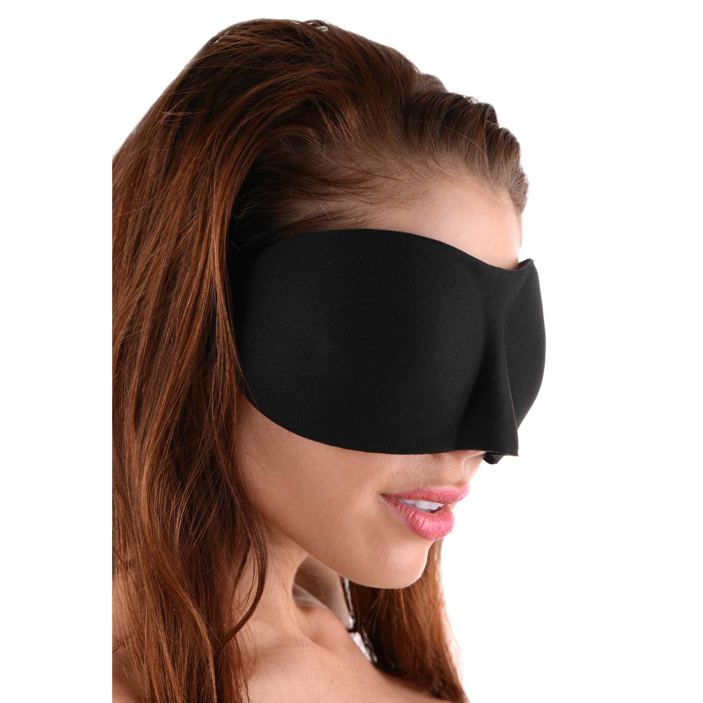 Frisky Frisky Deluxe Black Out Blindfold Black